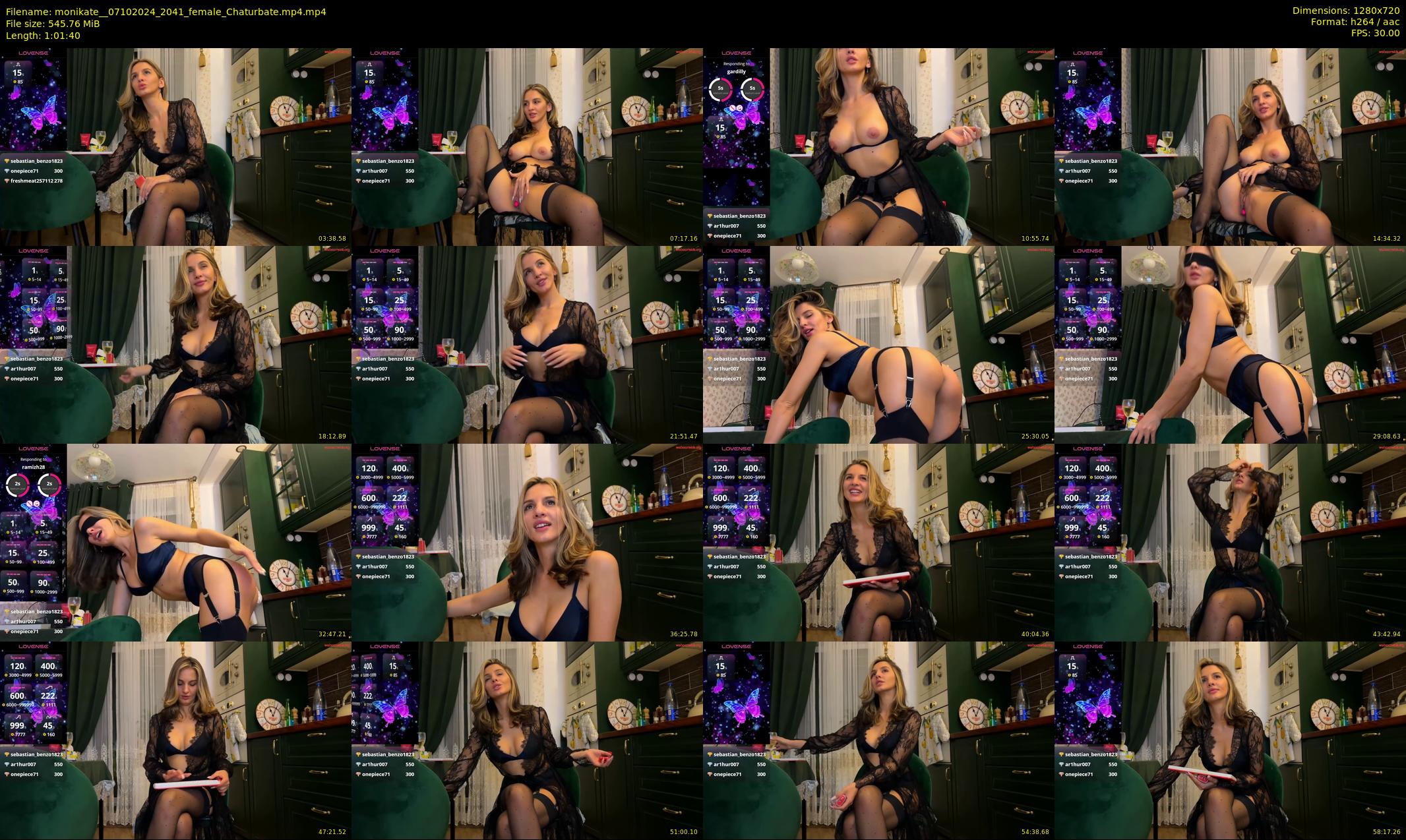 monikate_ — 62 minute Chaturbate couple cam show recording, 720p, Oct 7, 2024