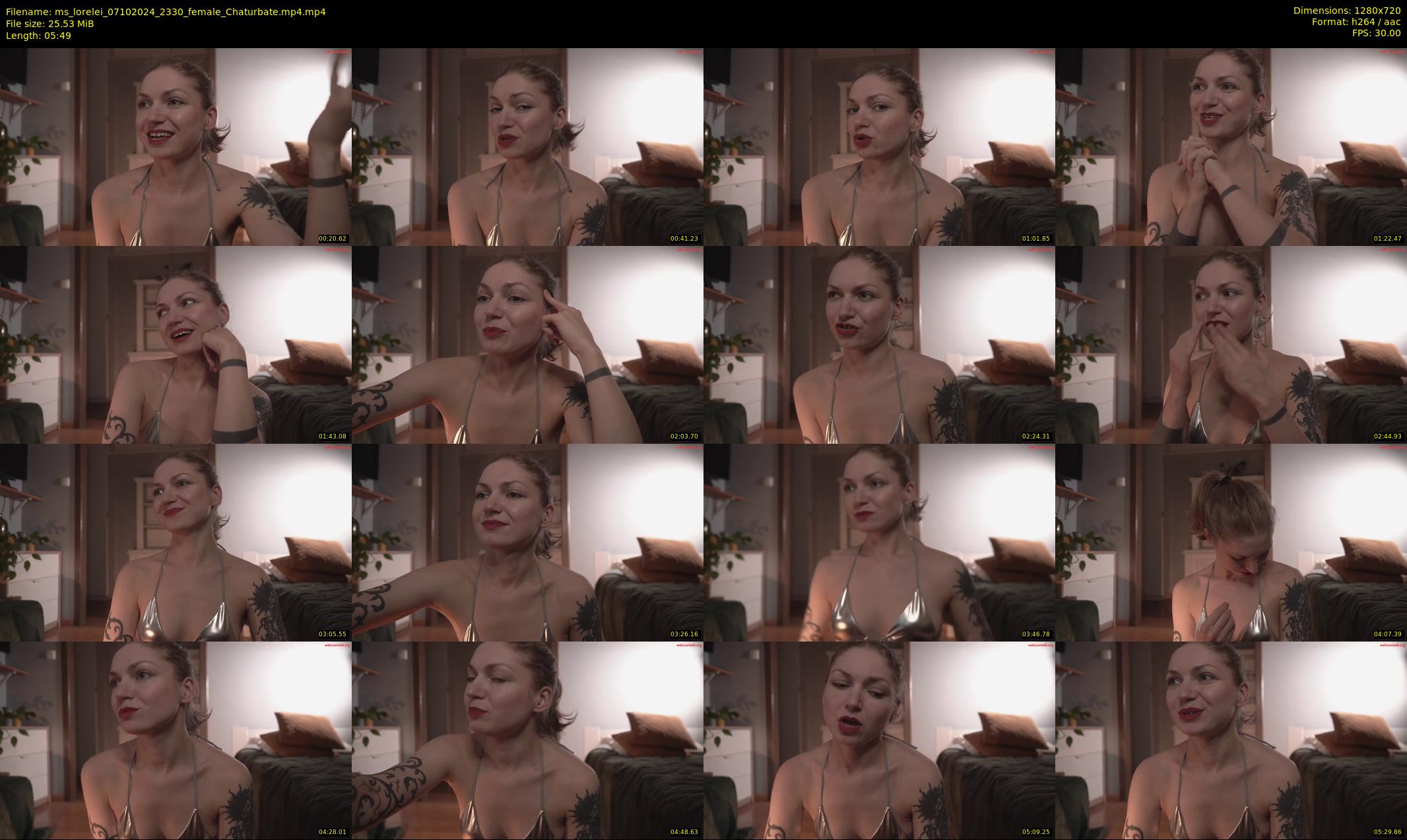 ms_lorelei — 6 minute Chaturbate female cam show recording, 720p, Oct 7, 2024