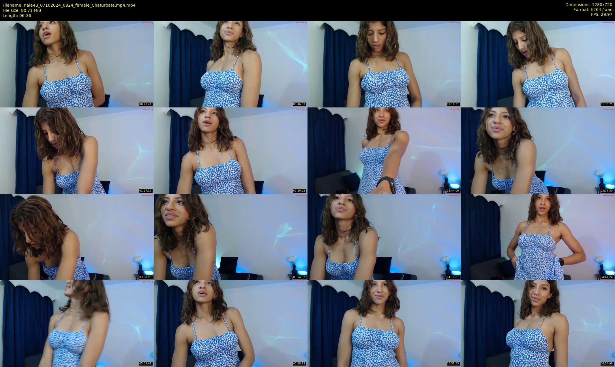 nale4u — 7 minute Chaturbate female cam show recording, 720p, Oct 7, 2024