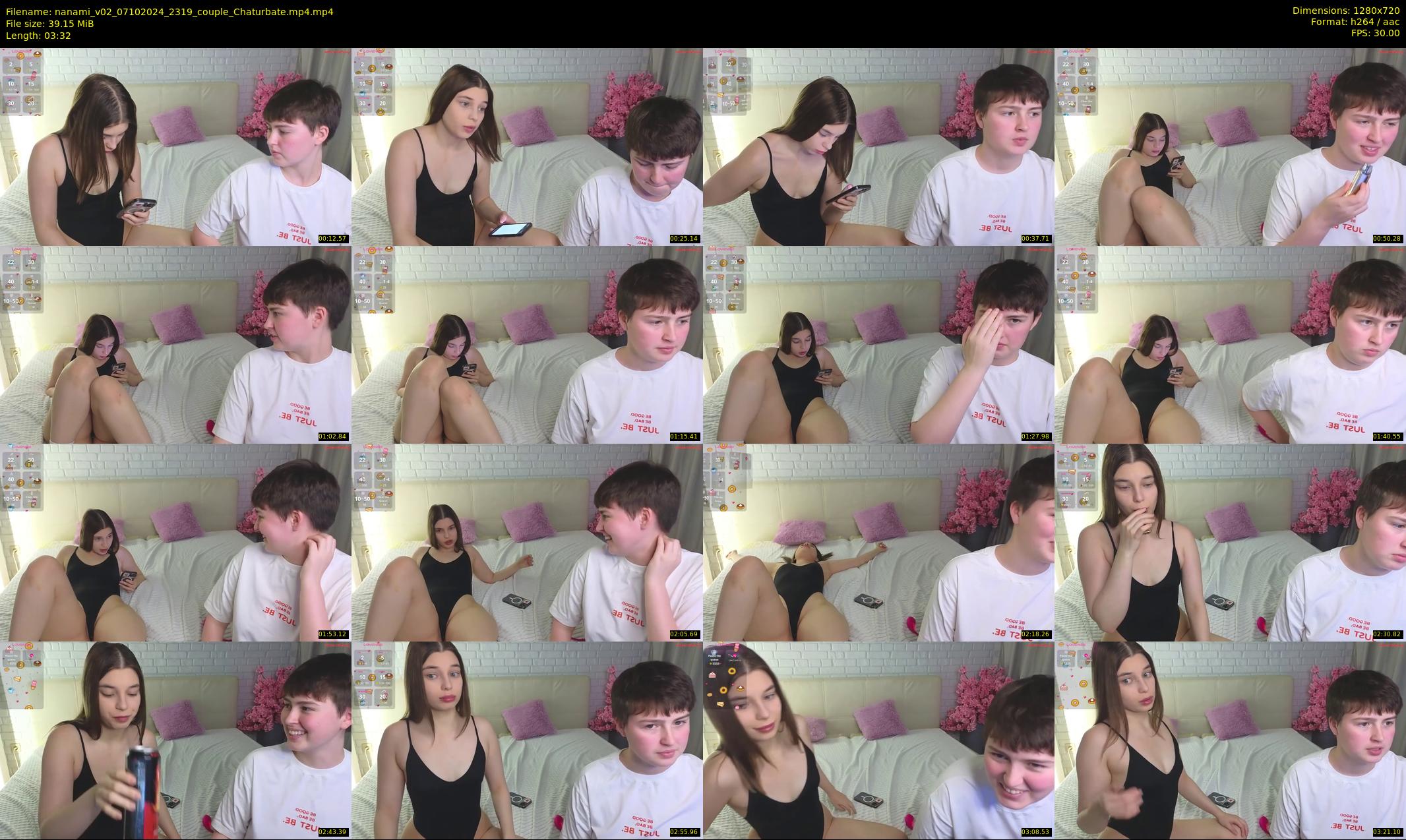 nanami_v02 — 4 minute Chaturbate couple cam show recording, 720p, Oct 7, 2024