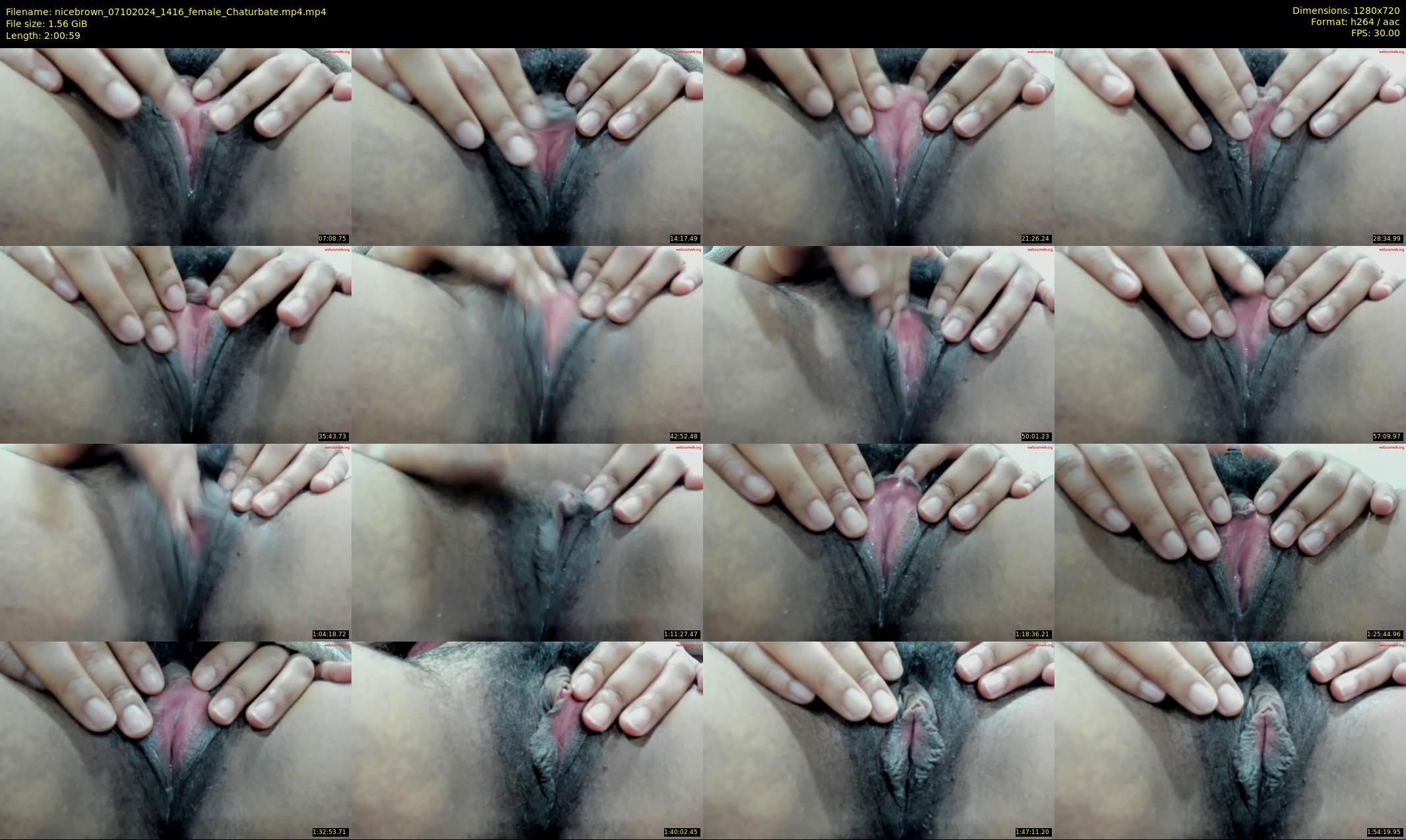 nicebrown — 121 minute Chaturbate female cam show recording, 720p, Oct 7, 2024