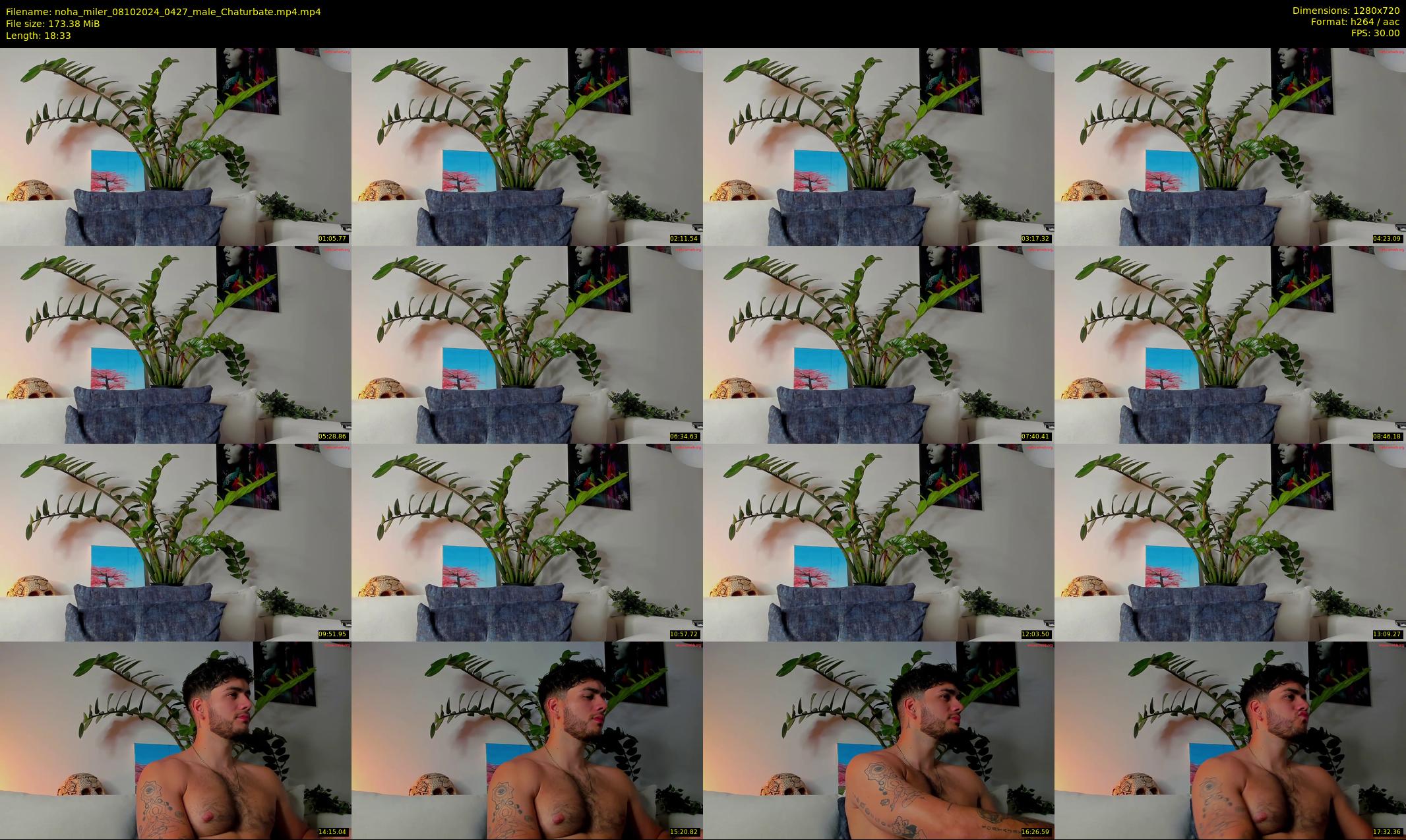 noha_miler — 19 minute Chaturbate male cam show recording, 720p, Oct 8, 2024