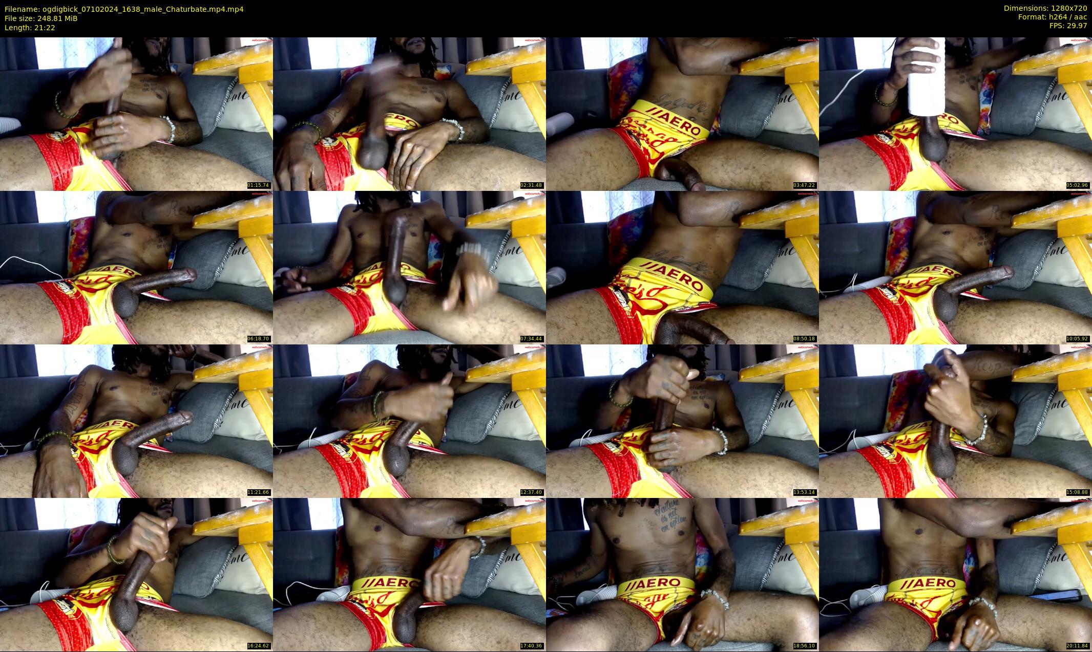 ogdigbick — 22 minute Chaturbate male cam show recording, 720p, Oct 7, 2024