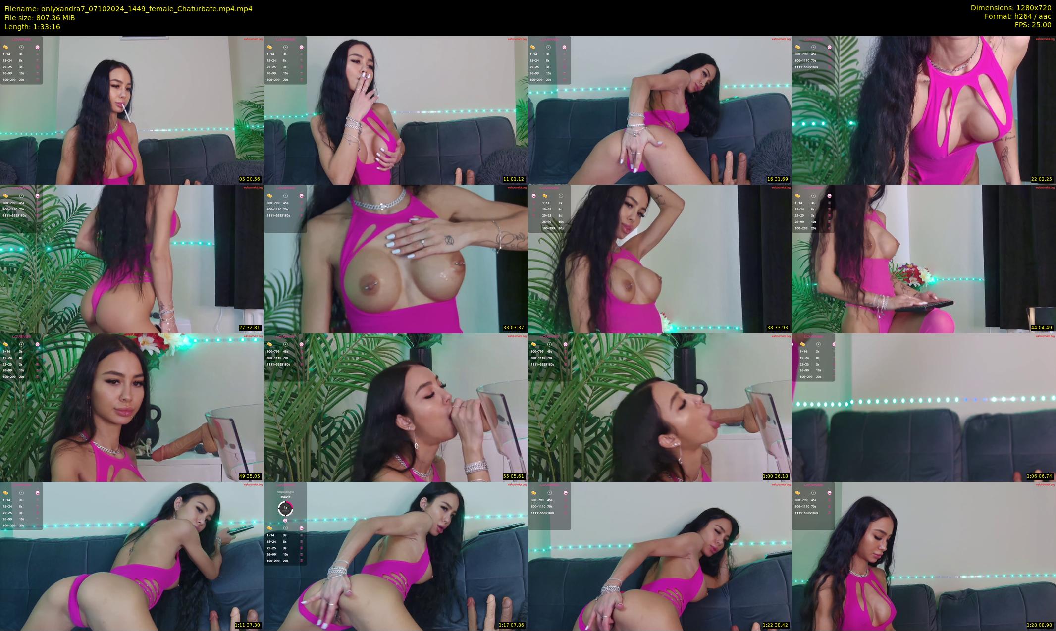 onlyxandra7 — 94 minute Chaturbate female cam show recording, 720p, Oct 7, 2024