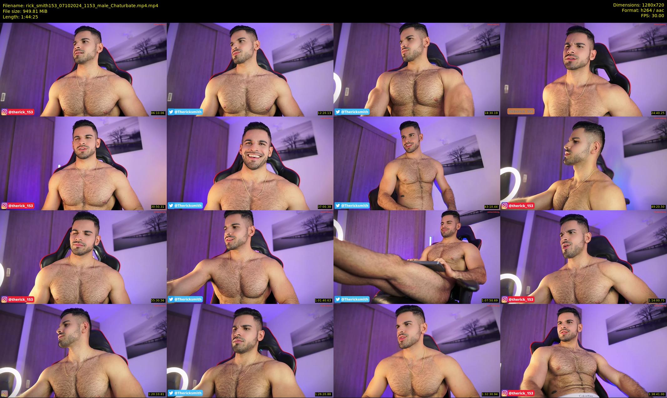 rick_smith153 — 105 minute Chaturbate male cam show recording, 720p, Oct 7, 2024