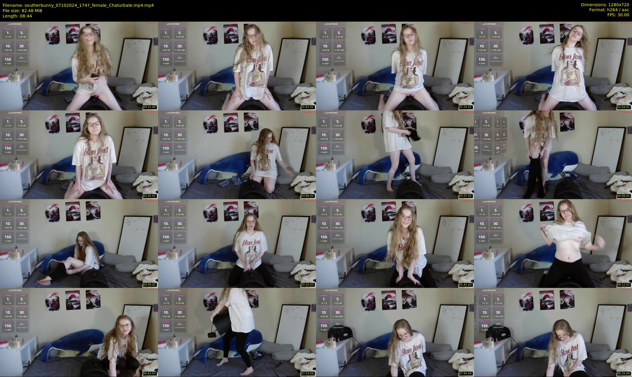 southerbunny — 9 minute Chaturbate female cam show recording, 720p, Oct 7, 2024