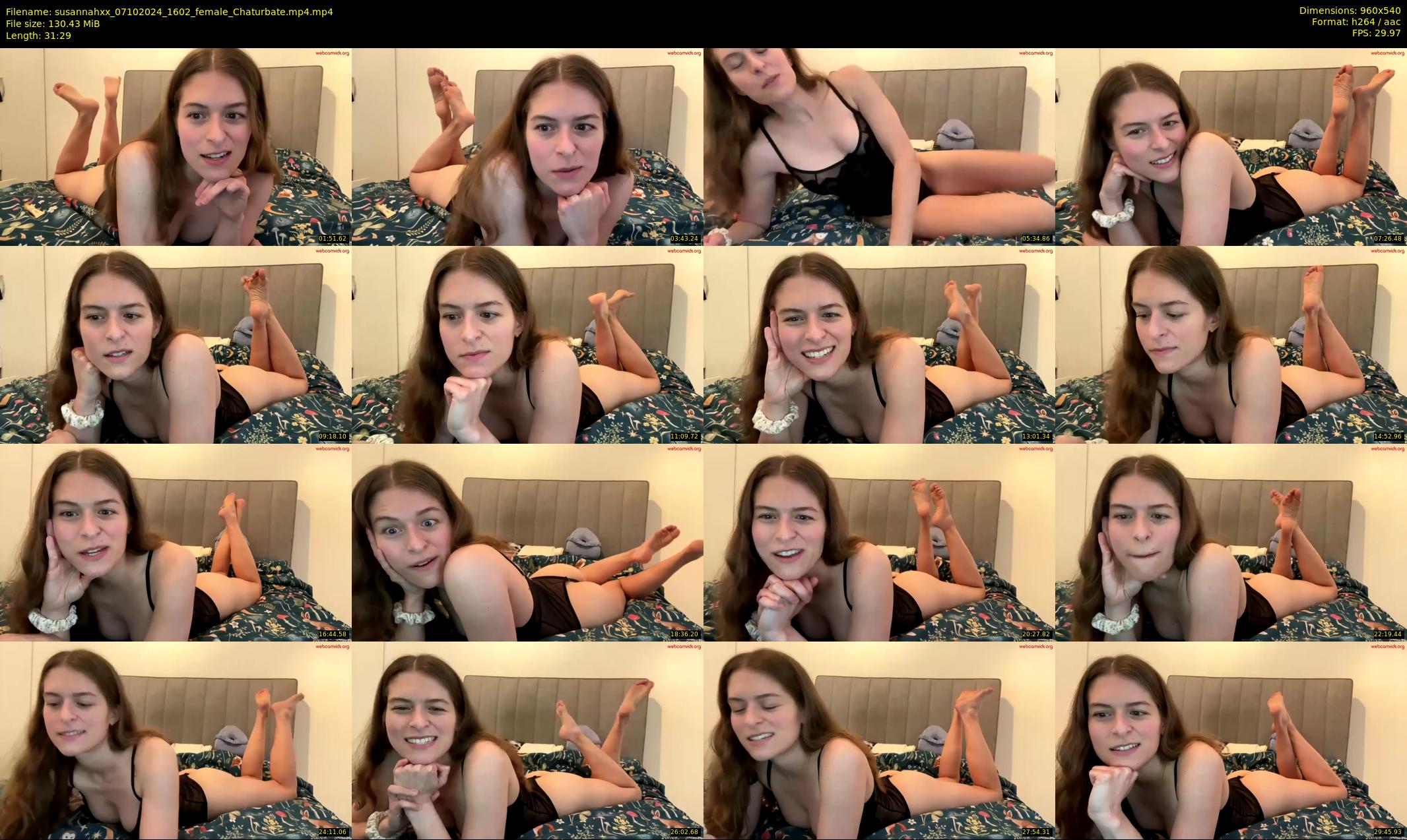 susannahxx — 32 minute Chaturbate female cam show recording, 480p, Oct 7, 2024