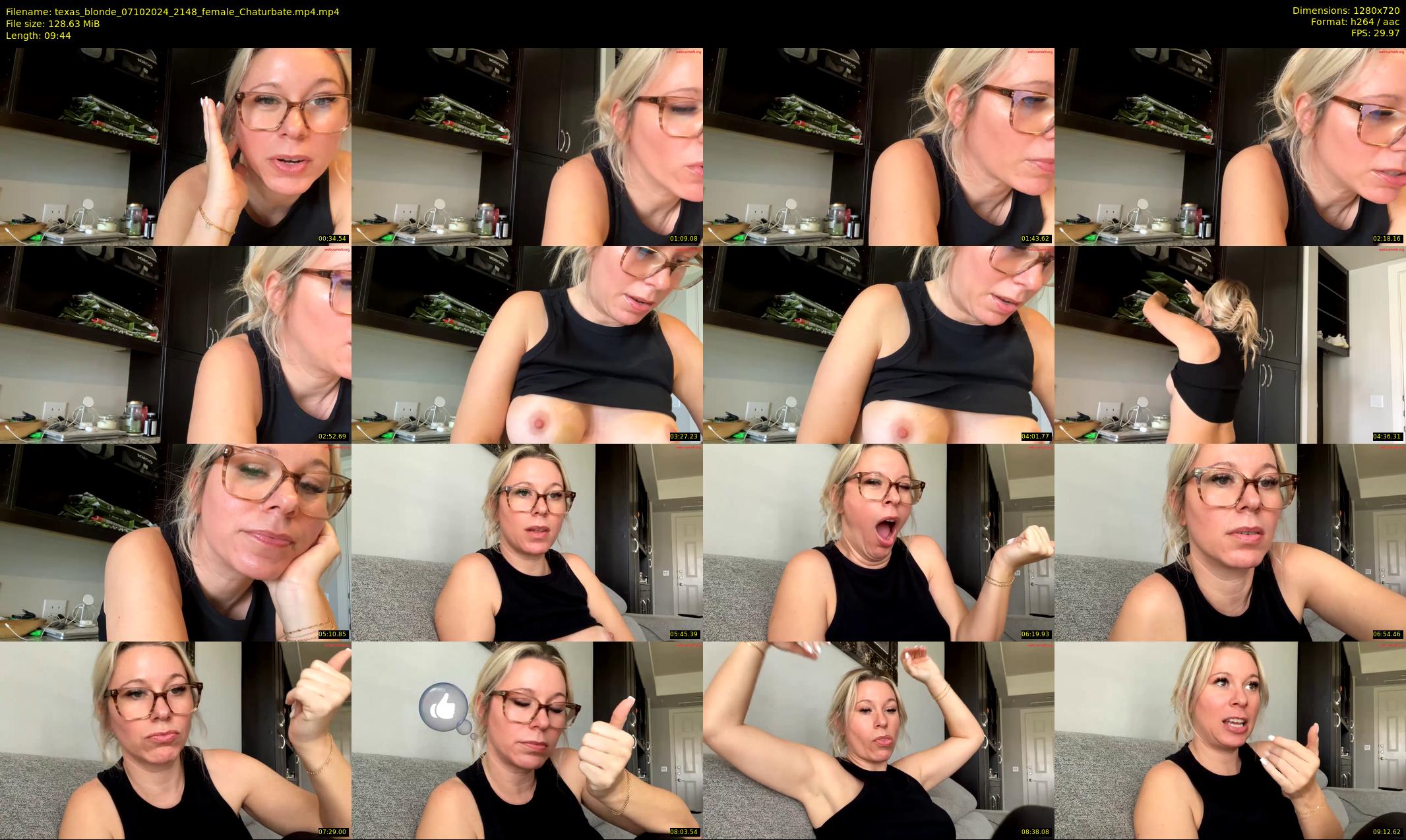 texas_blonde — 10 minute Chaturbate female cam show recording, 720p, Oct 7, 2024