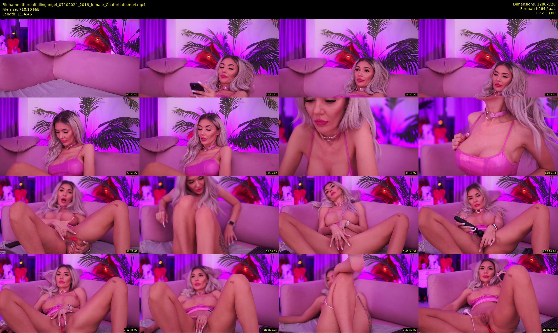 therealfallingangel — 95 minute Chaturbate female cam show recording, 720p, Oct 7, 2024