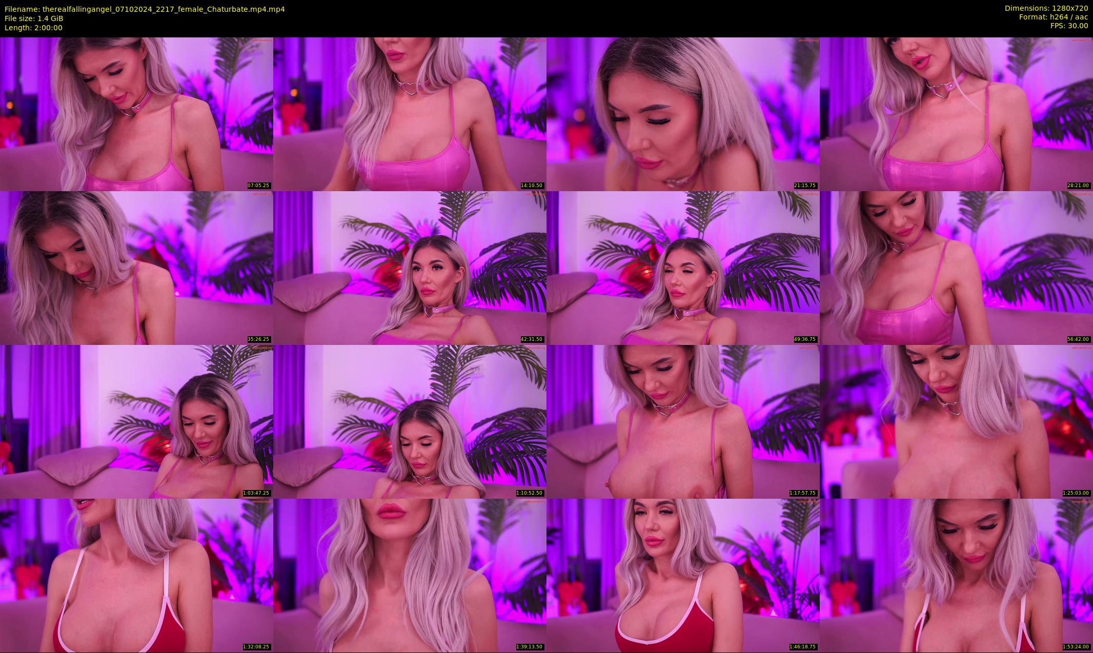 therealfallingangel — 120 minute Chaturbate female cam show recording, 720p, Oct 7, 2024
