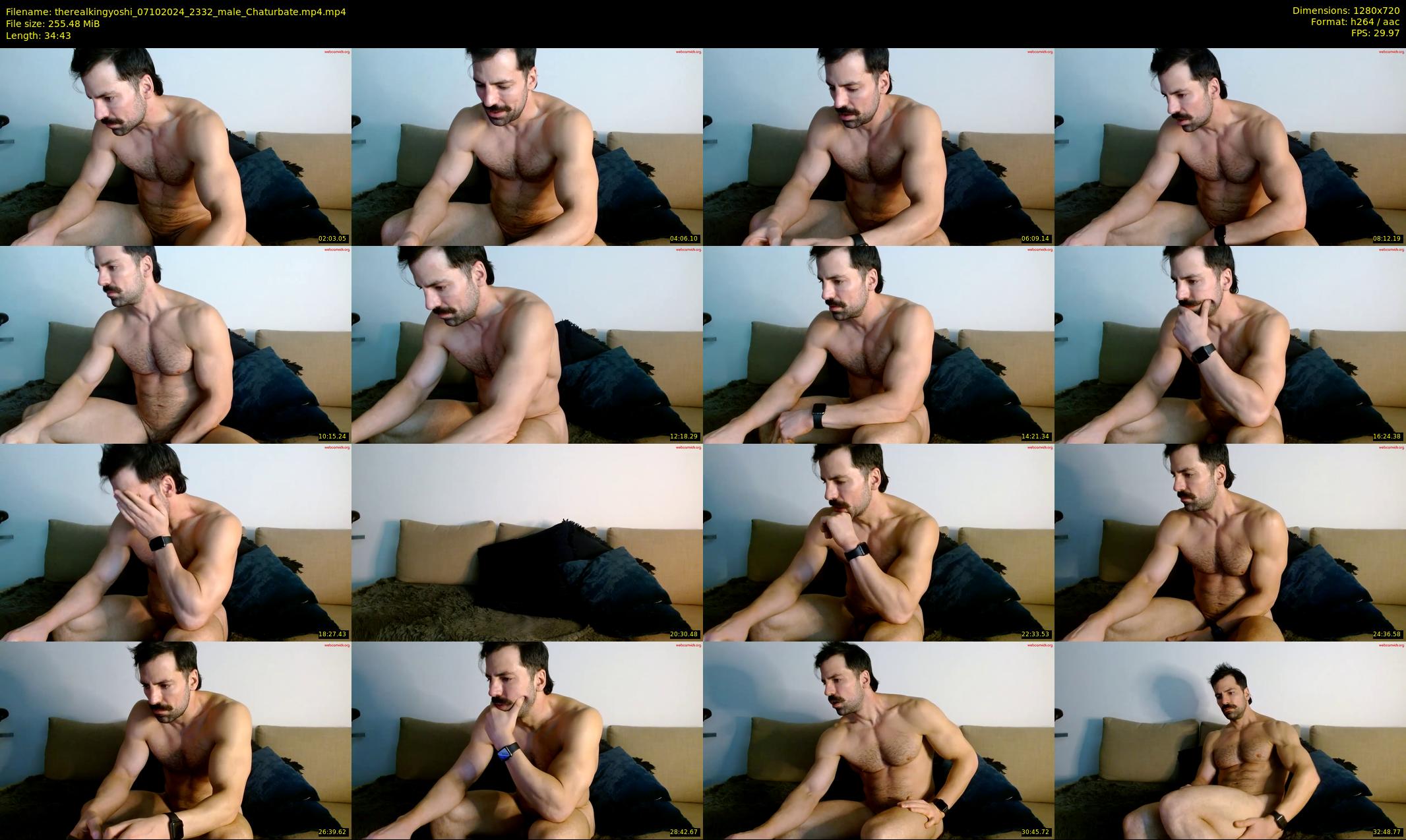 therealkingyoshi — 35 minute Chaturbate male cam show recording, 720p, Oct 7, 2024