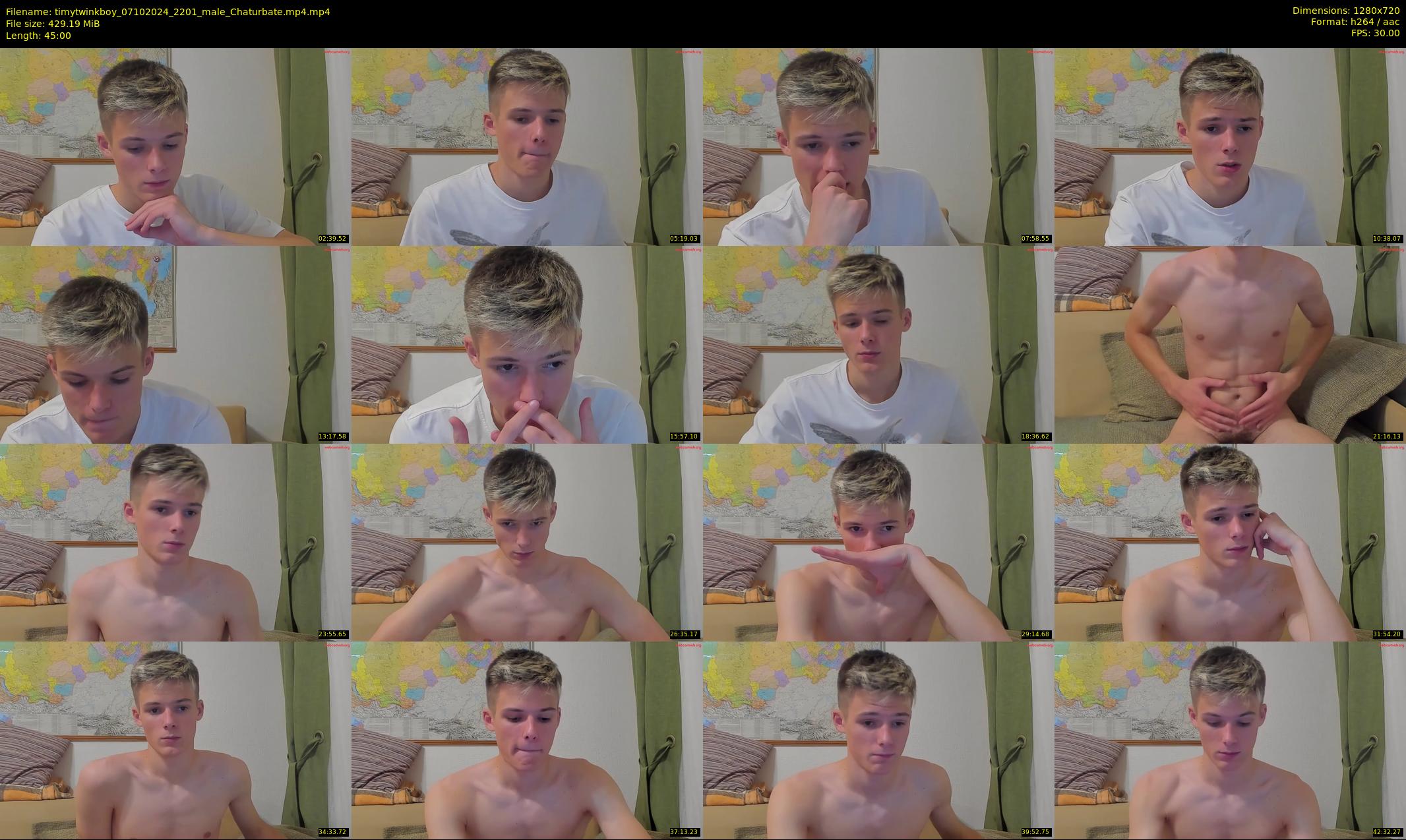 timytwinkboy — 45 minute Chaturbate male cam show recording, 720p, Oct 7, 2024