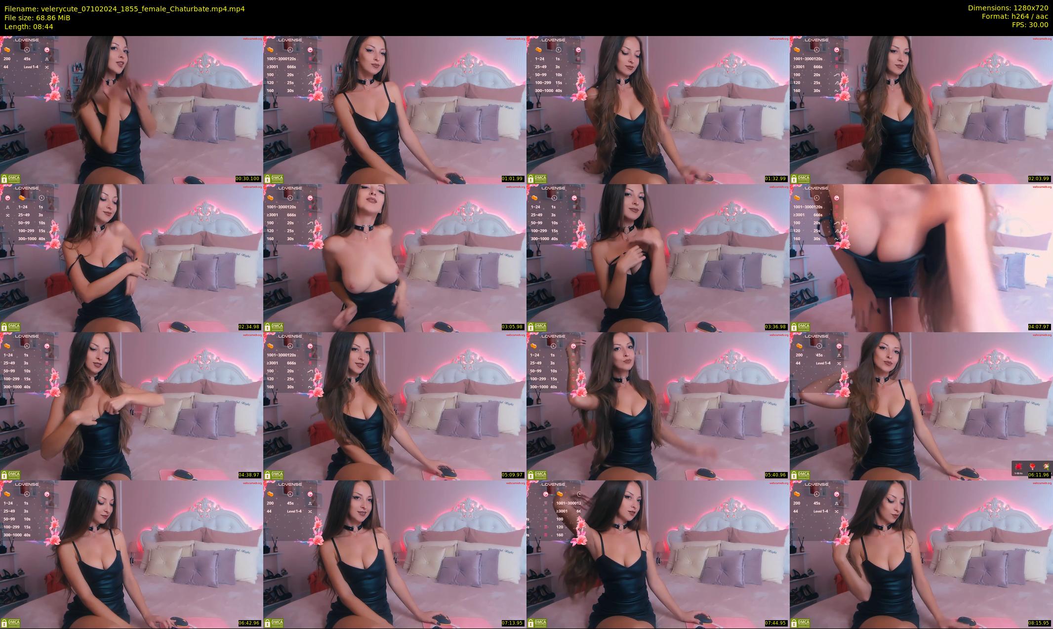 velerycute — 9 minute Chaturbate female cam show recording, 720p, Oct 7, 2024