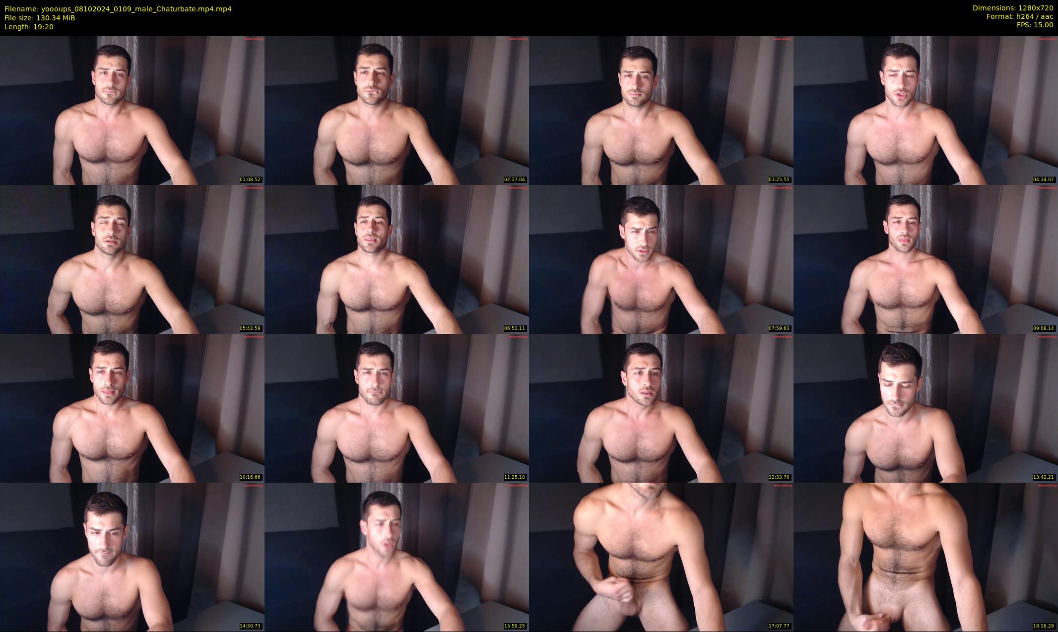 yoooups — 20 minute Chaturbate male cam show recording, 720p, Oct 8, 2024