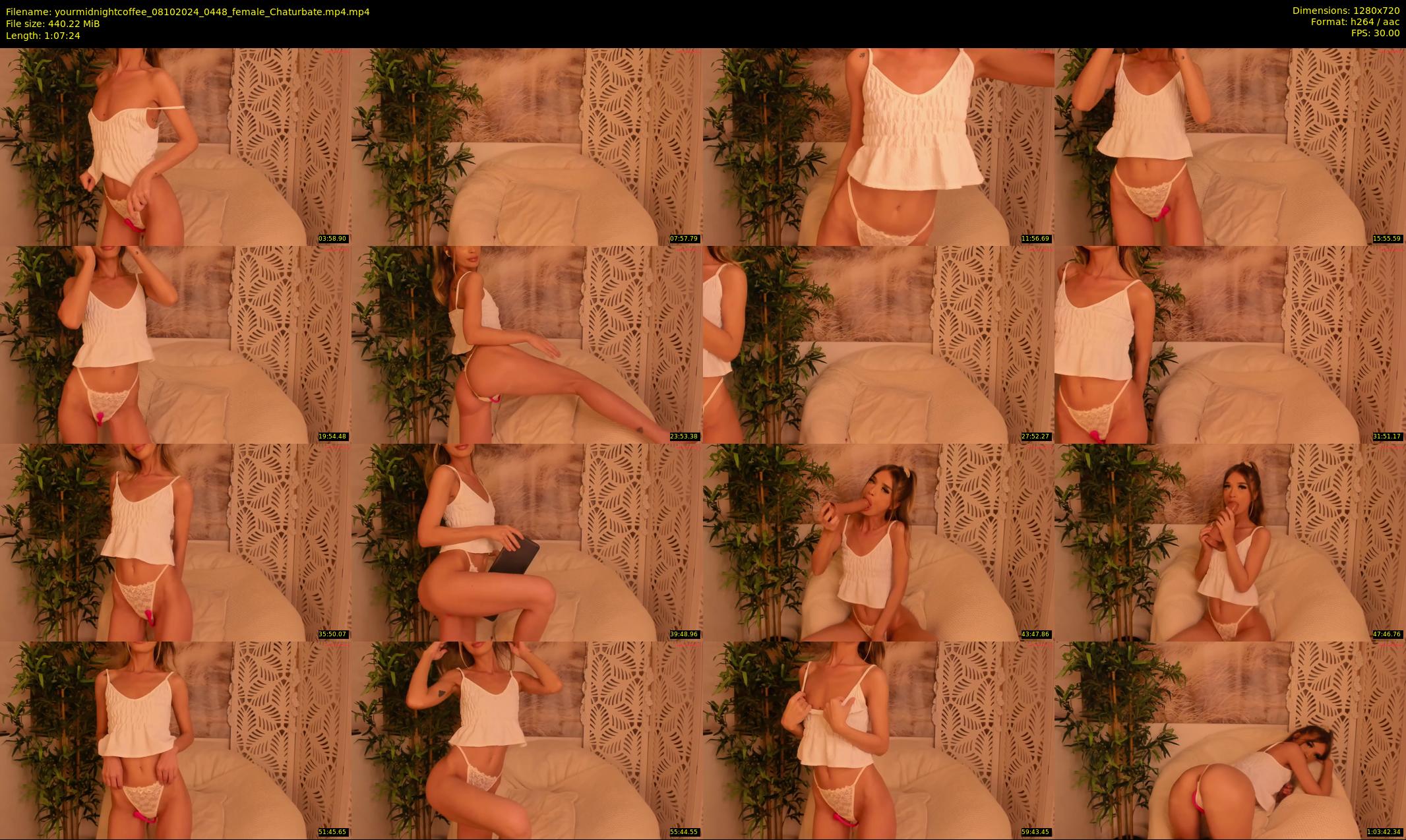 yourmidnightcoffee — 68 minute Chaturbate female cam show recording, 720p, Oct 8, 2024