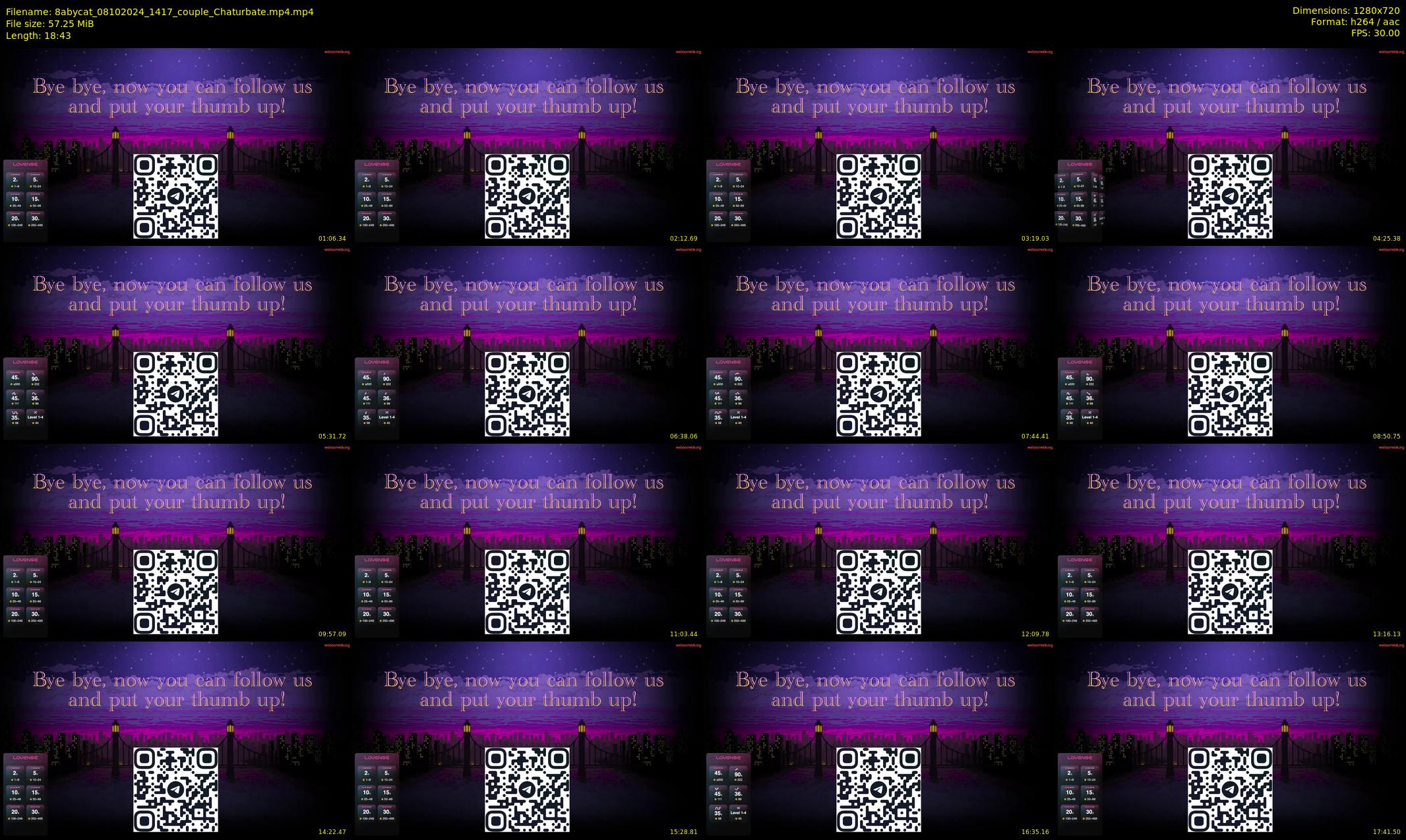 8abycat — 19 minute Chaturbate couple cam show recording, 720p, Oct 8, 2024