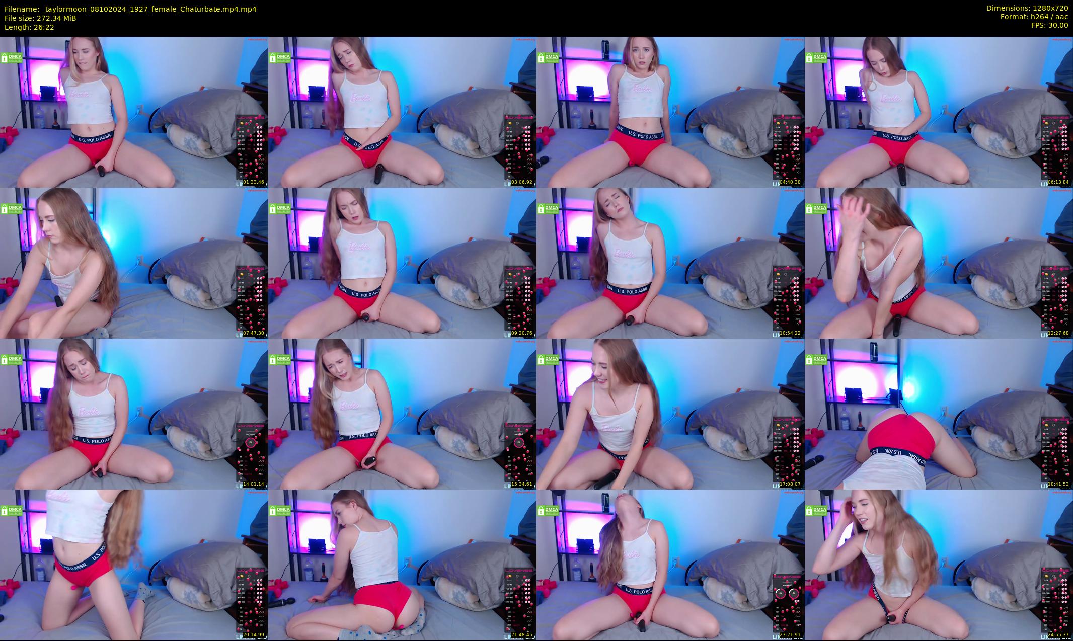 _taylormoon — 27 minute Chaturbate female cam show recording, 720p, Oct 8, 2024