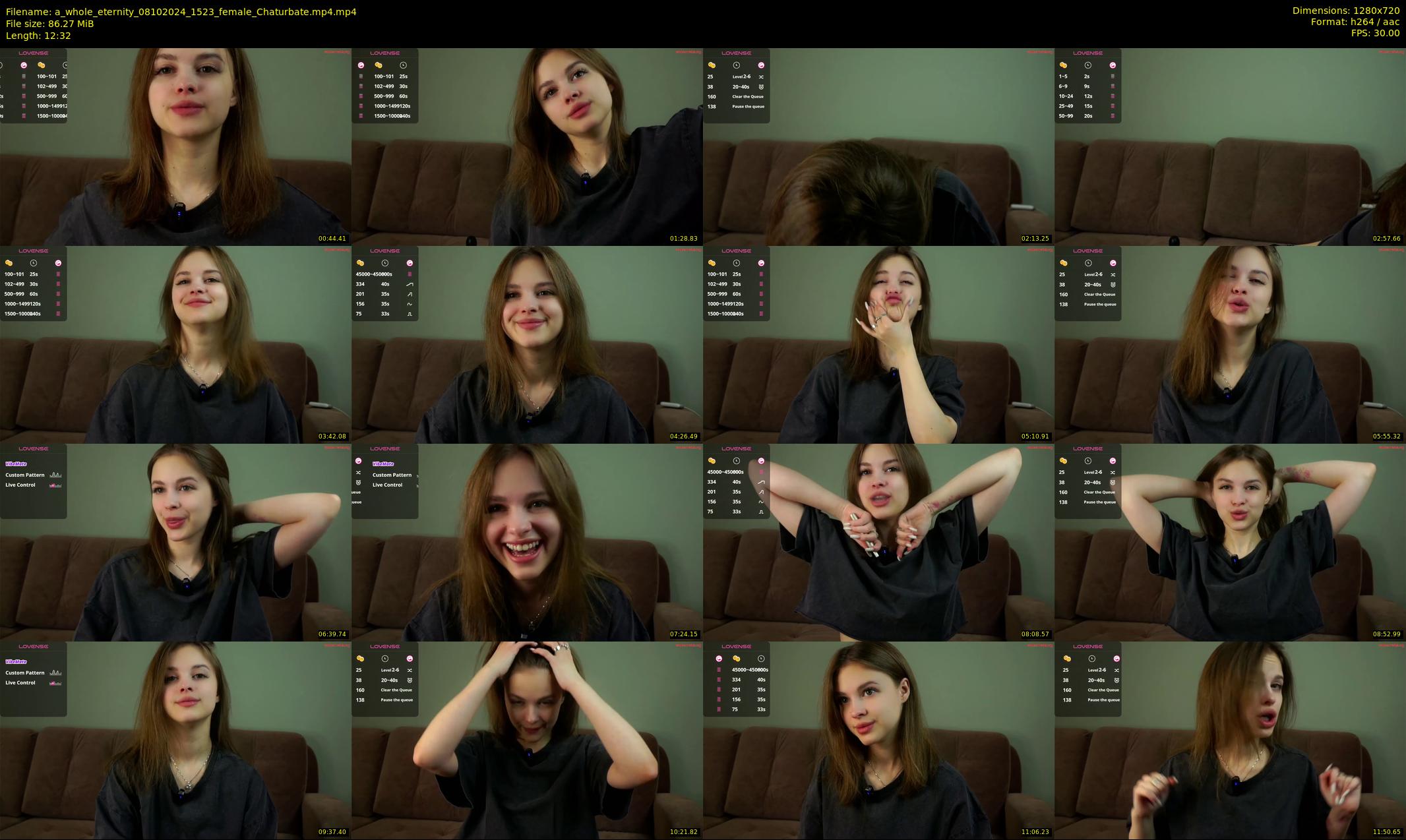 a_whole_eternity — 13 minute Chaturbate female cam show recording, 720p, Oct 8, 2024