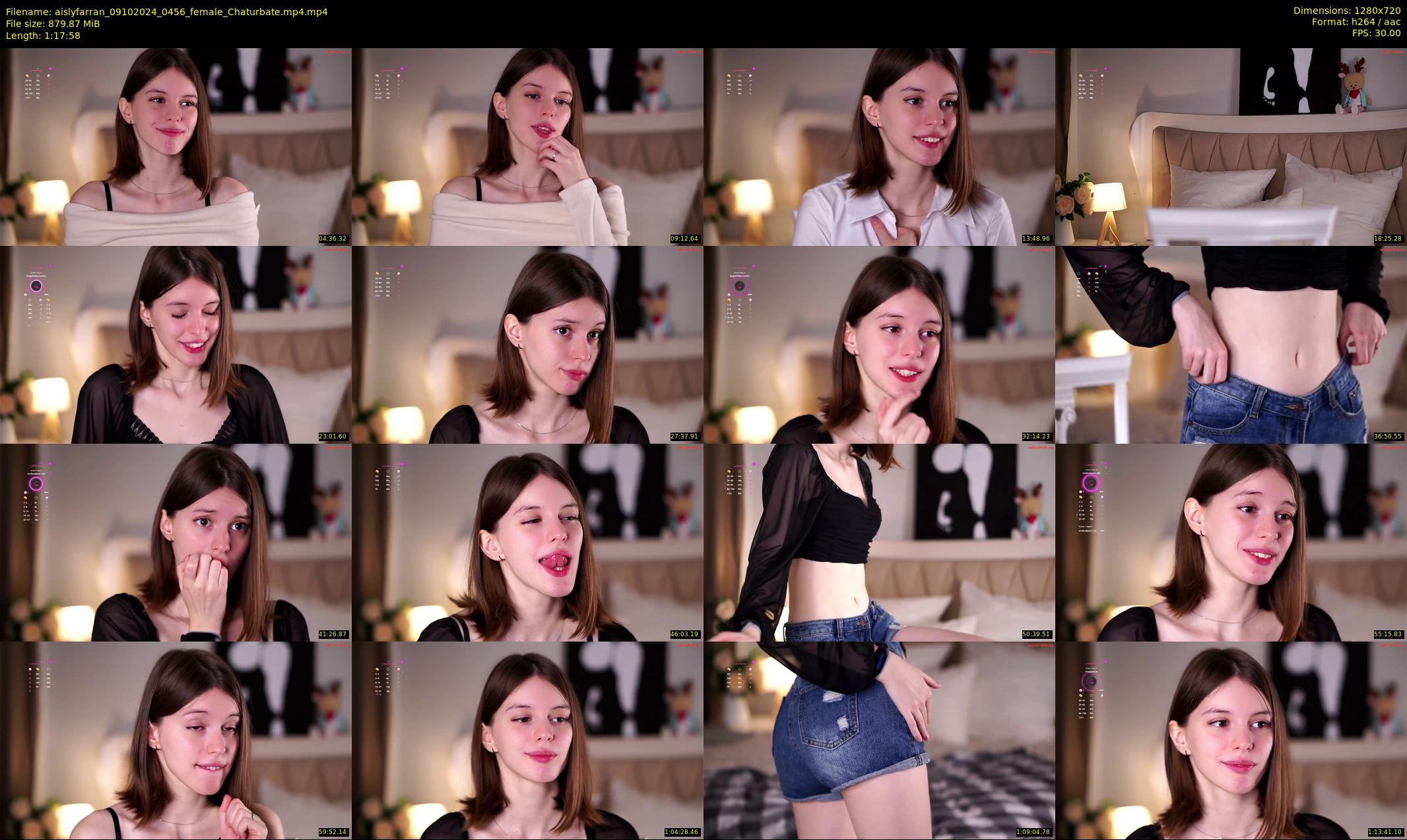 aislyfarran — 78 minute Chaturbate female cam show recording, 720p, Oct 9, 2024