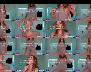 annelitt — 8 minute Chaturbate female cam show recording, 720p, Oct 8, 2024