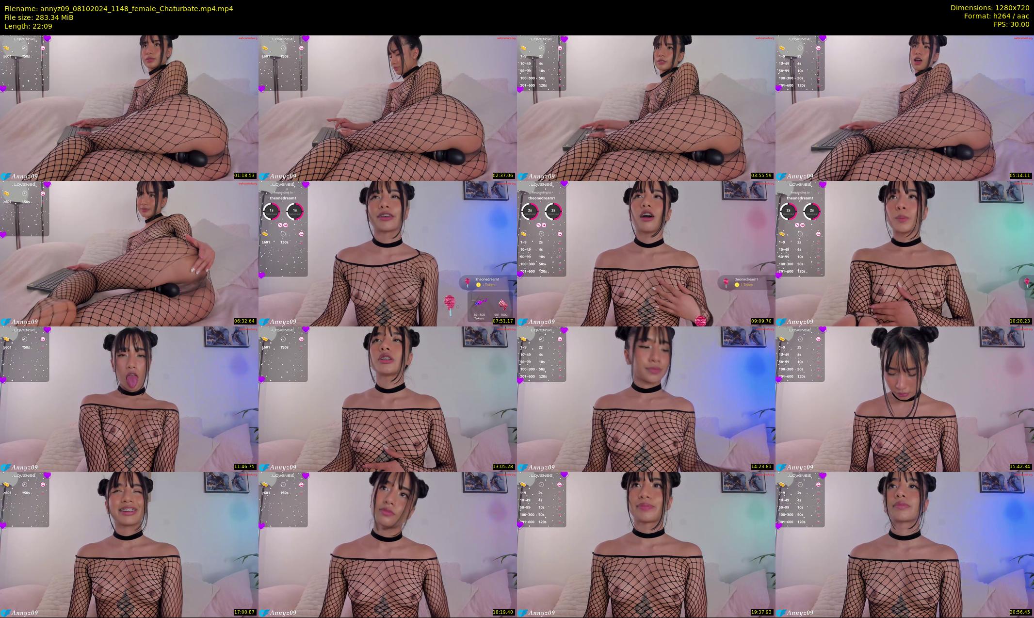 annyz09 — 23 minute Chaturbate female cam show recording, 720p, Oct 8, 2024