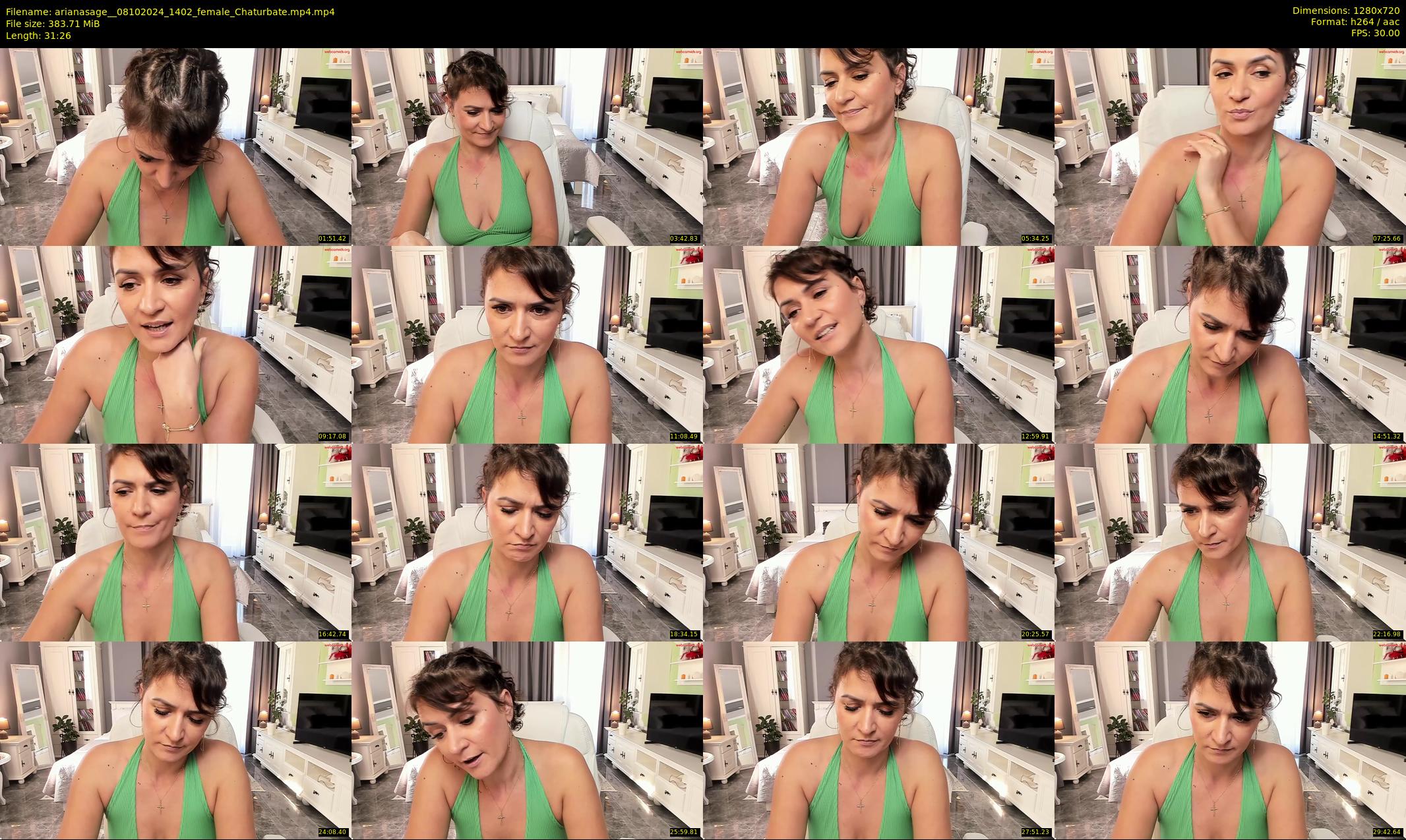 arianasage_ — 32 minute Chaturbate female cam show recording, 720p, Oct 8, 2024