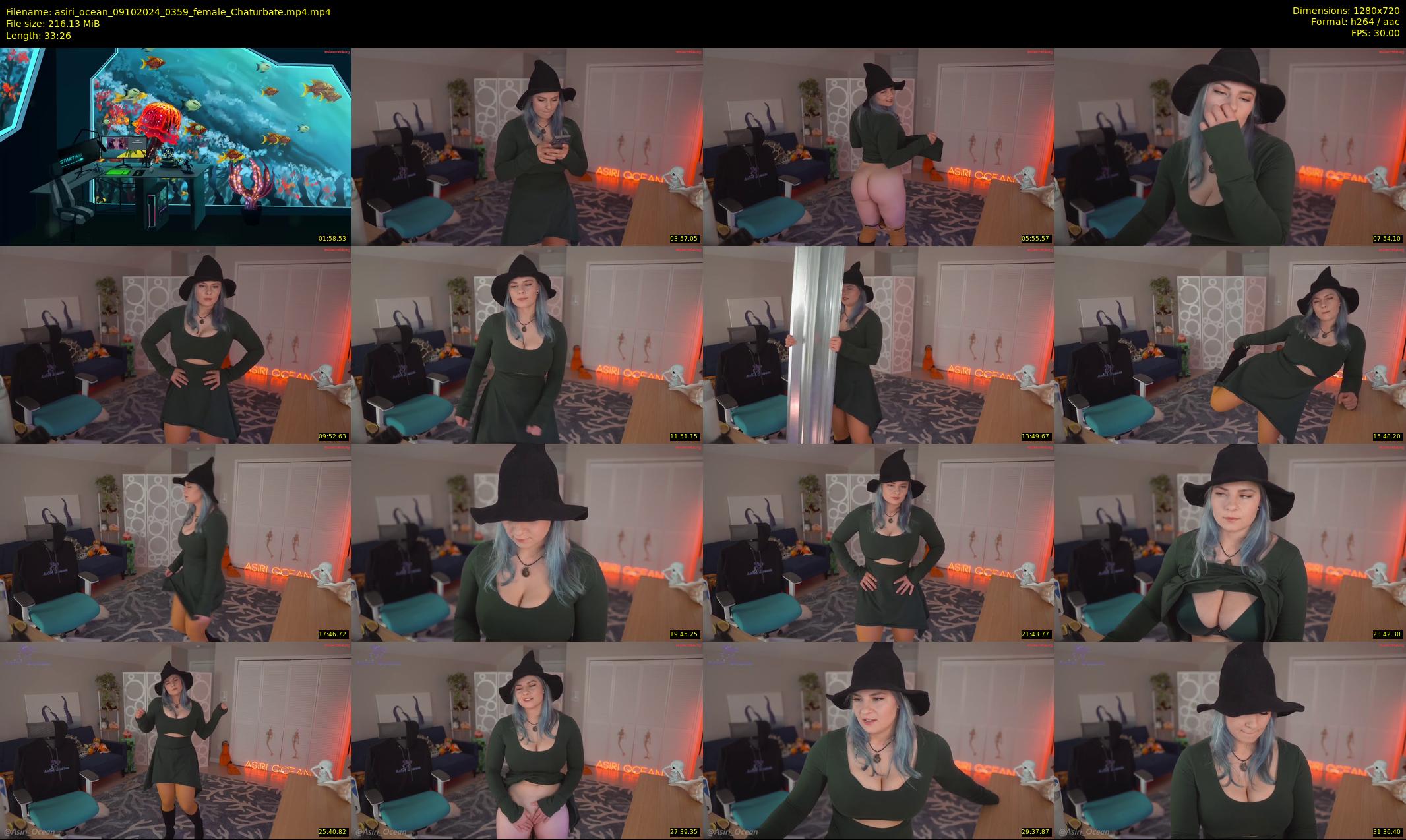 asiri_ocean — 34 minute Chaturbate female cam show recording, 720p, Oct 9, 2024