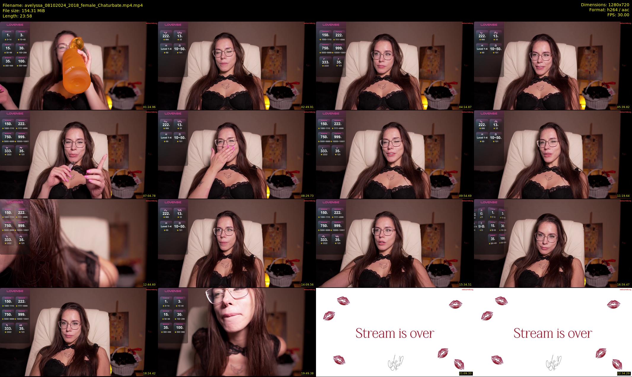 avelyssa — 24 minute Chaturbate female cam show recording, 720p, Oct 8, 2024