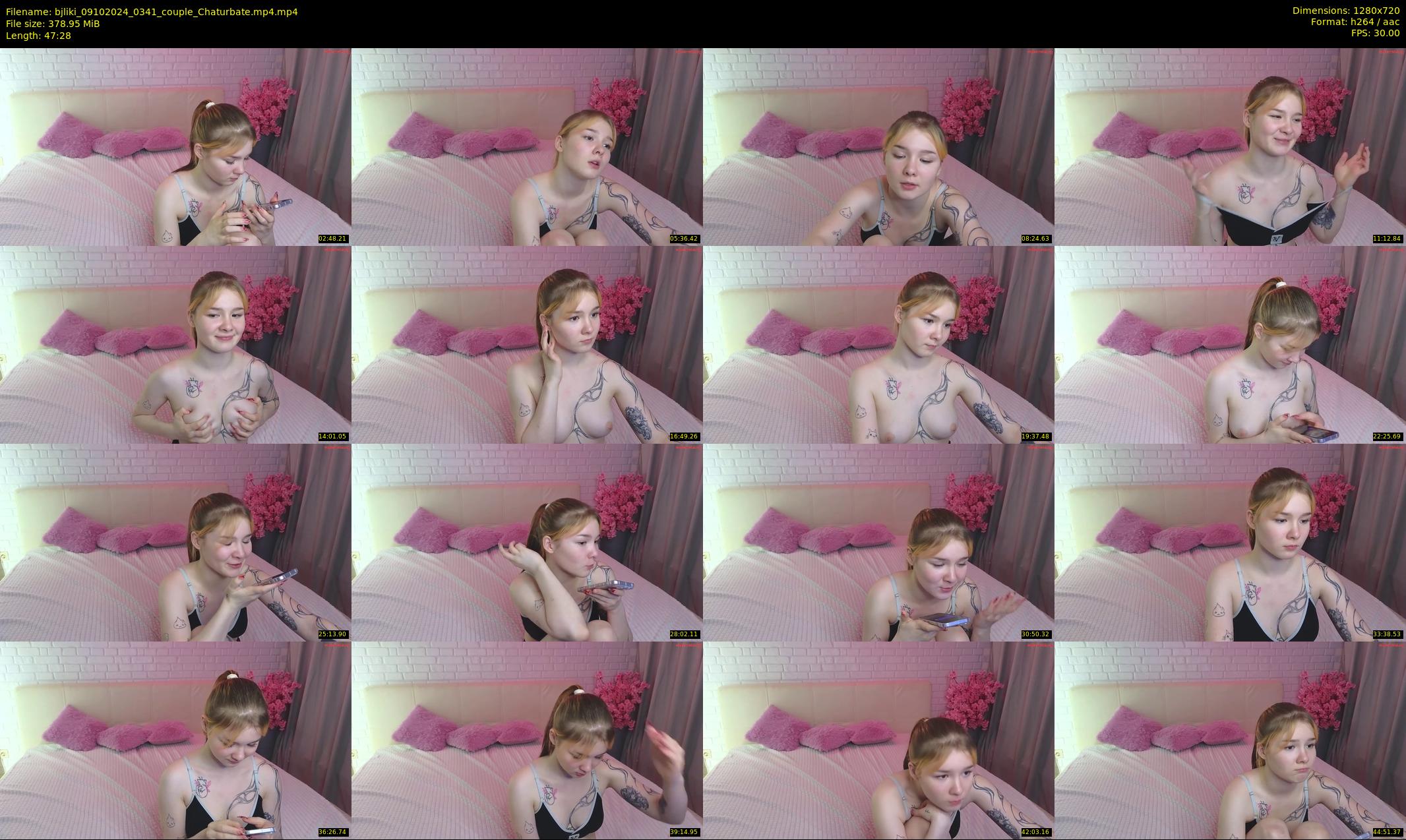 bjliki — 48 minute Chaturbate couple cam show recording, 720p, Oct 9, 2024