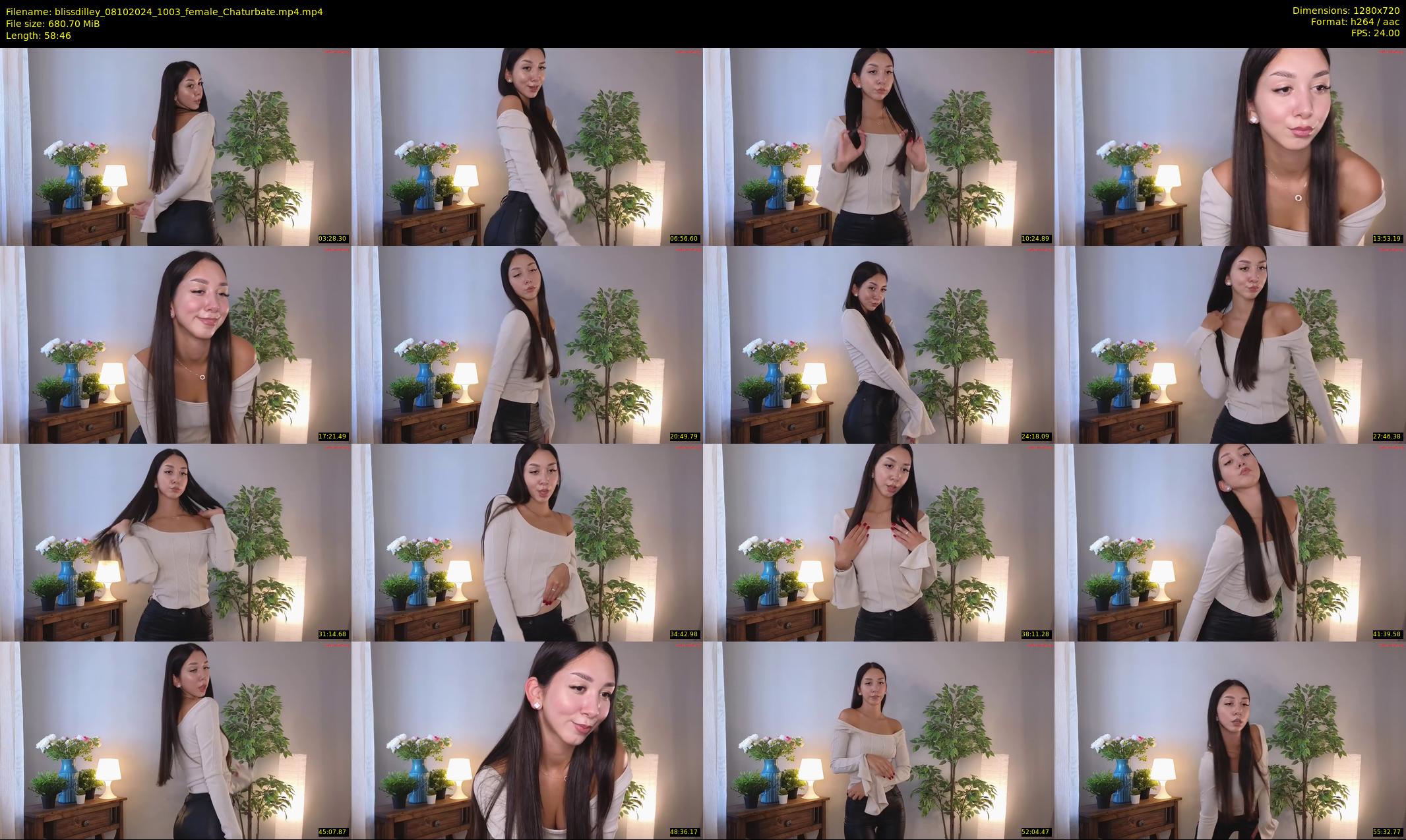 blissdilley — 59 minute Chaturbate female cam show recording, 720p, Oct 8, 2024