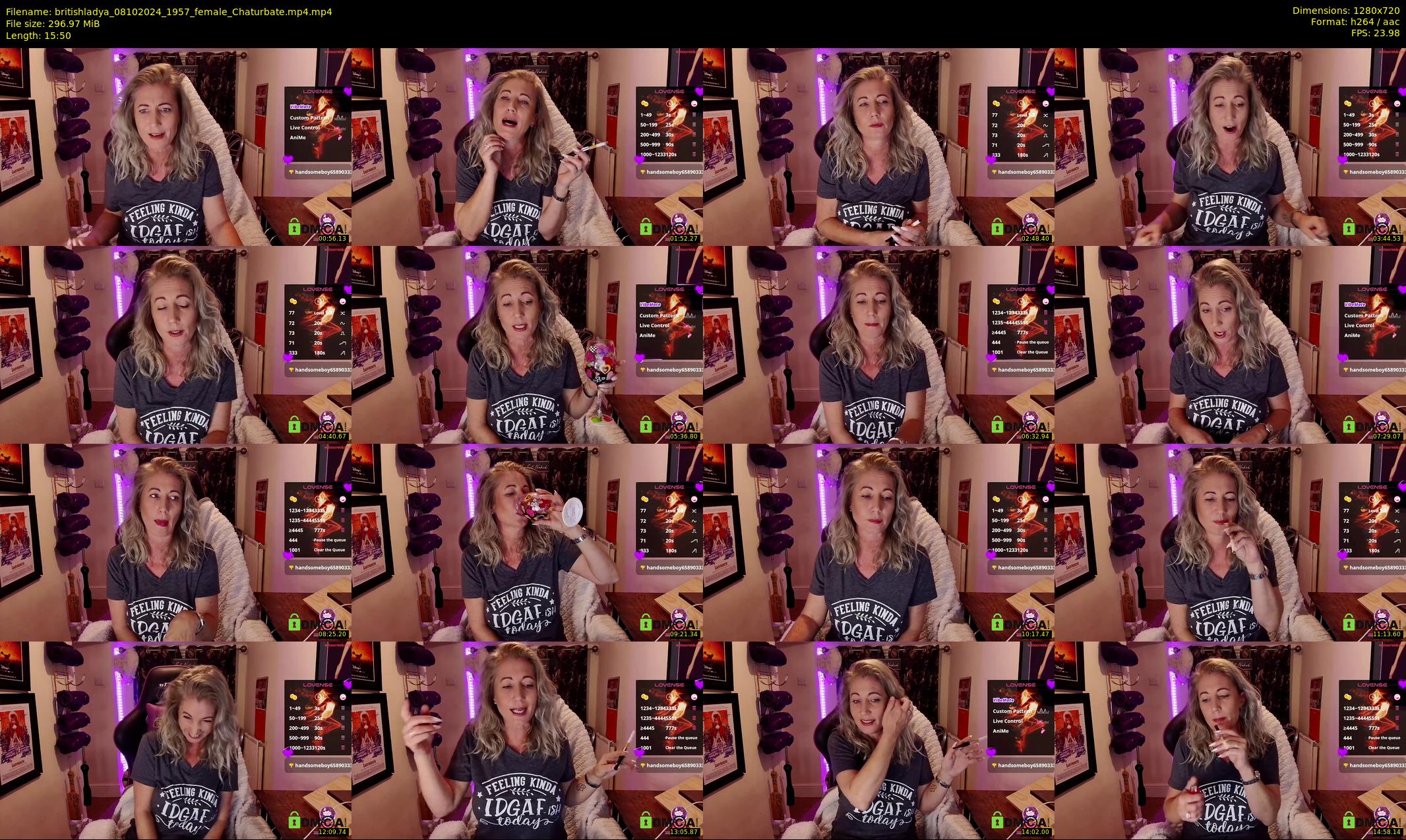 britishladya — 16 minute Chaturbate female cam show recording, 720p, Oct 8, 2024