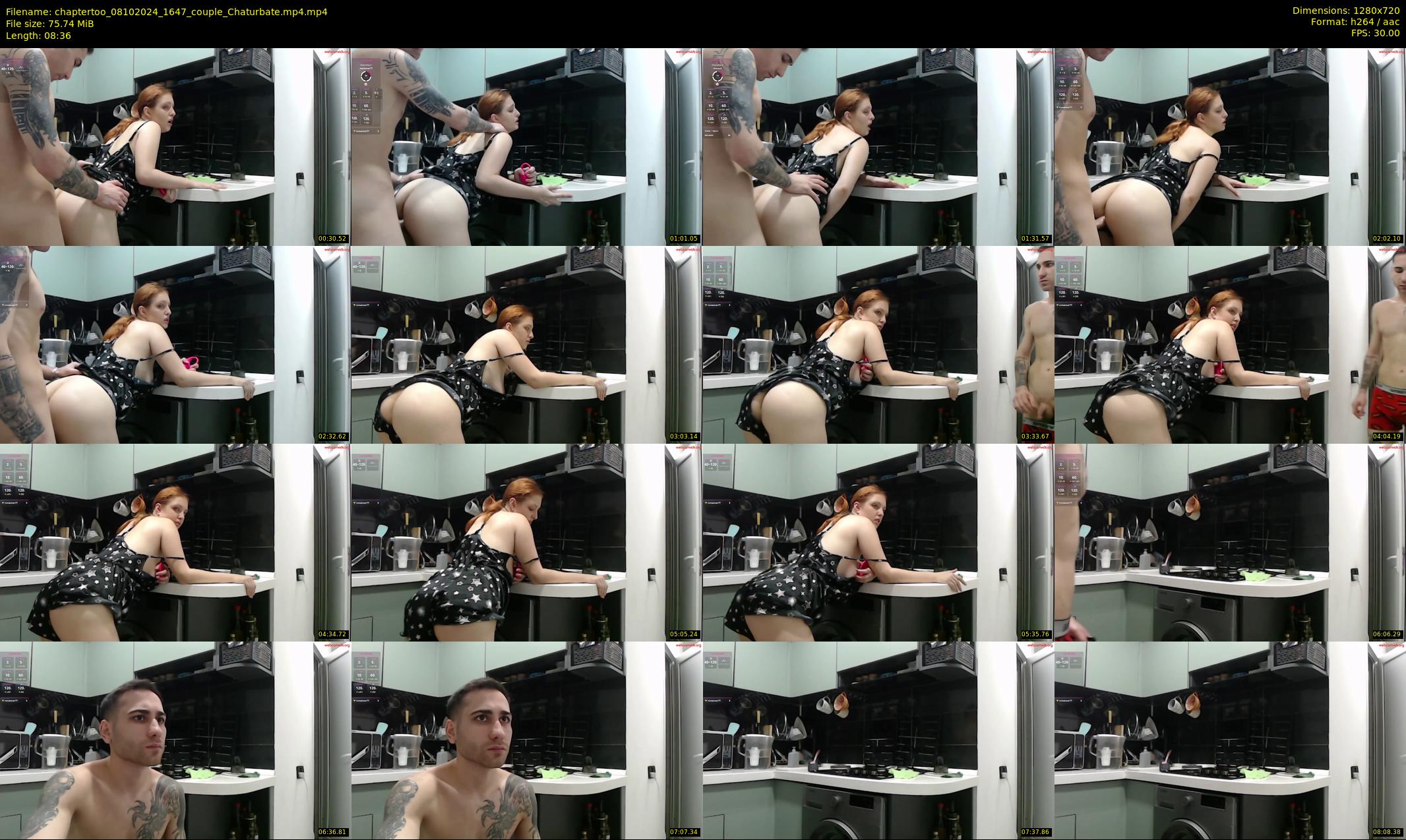 chaptertoo — 9 minute Chaturbate couple cam show recording, 720p, Oct 8, 2024