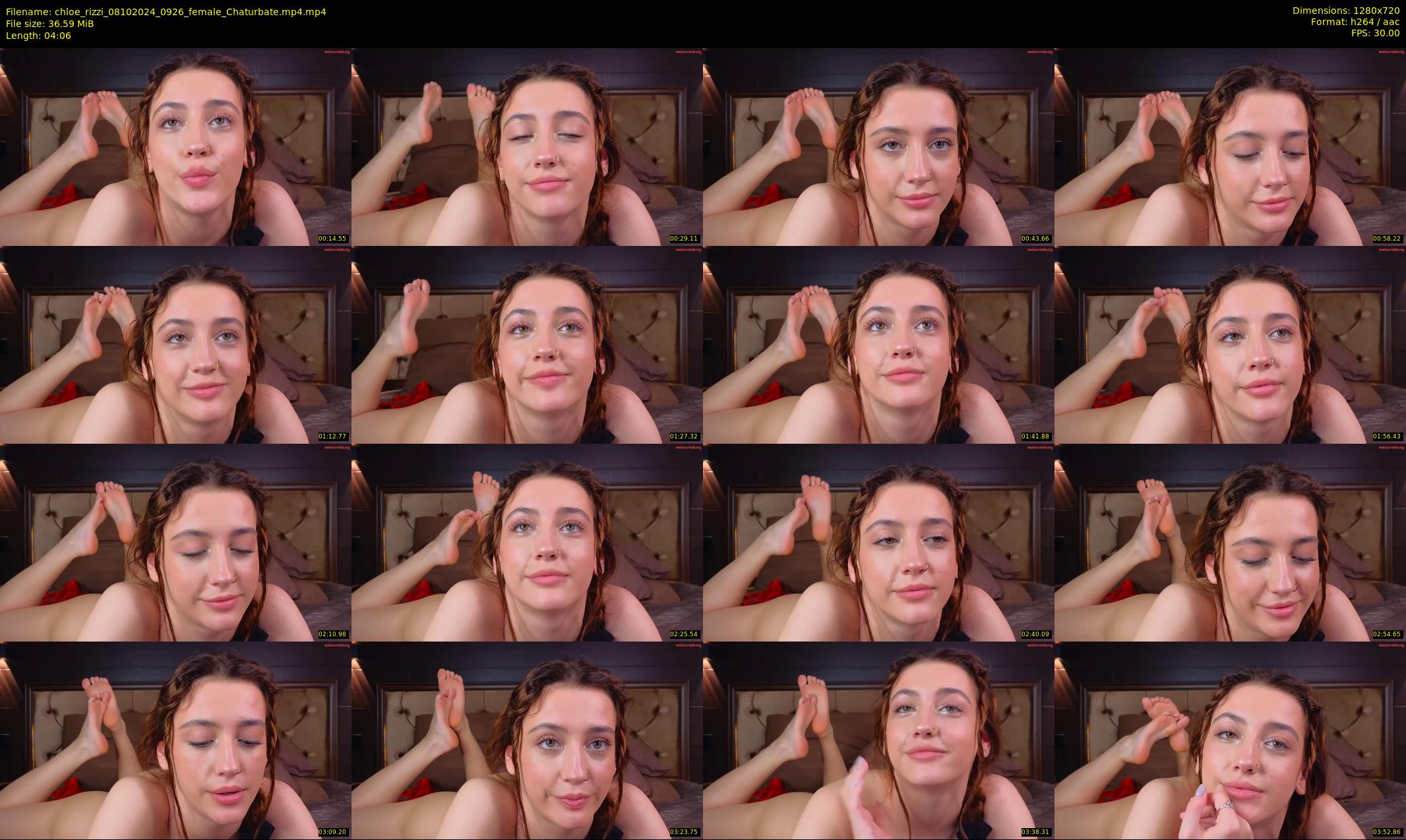 chloe_rizzi — 5 minute Chaturbate female cam show recording, 720p, Oct 8, 2024