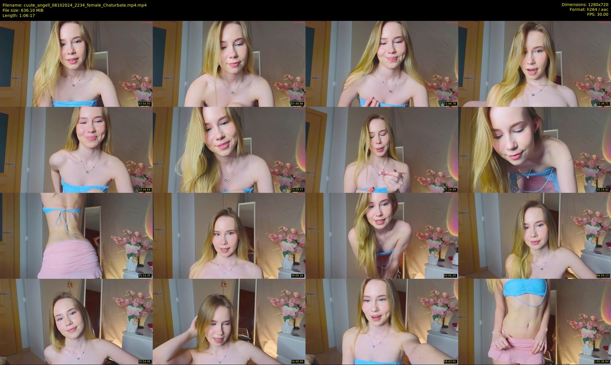 cuute_angell — 67 minute Chaturbate female cam show recording, 720p, Oct 8, 2024