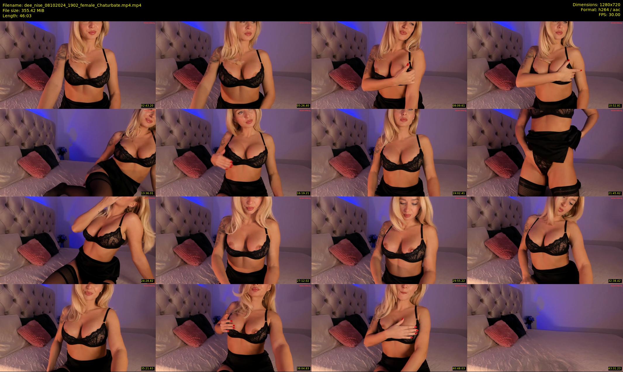 dee_nise — 47 minute Chaturbate female cam show recording, 720p, Oct 8, 2024