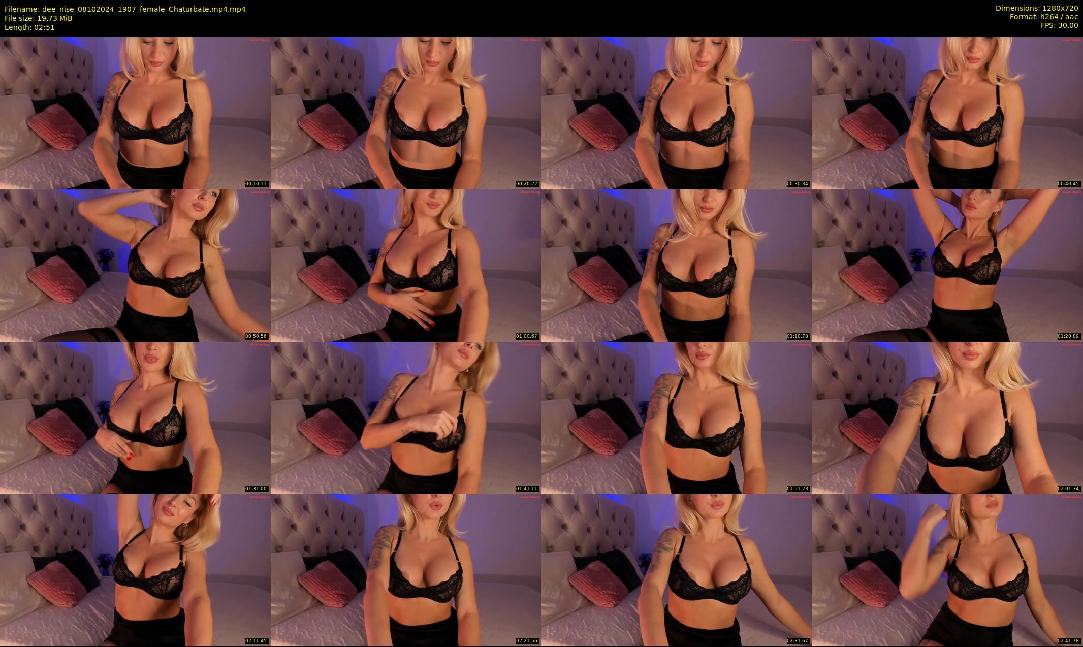 dee_nise — 3 minute Chaturbate female cam show recording, 720p, Oct 8, 2024