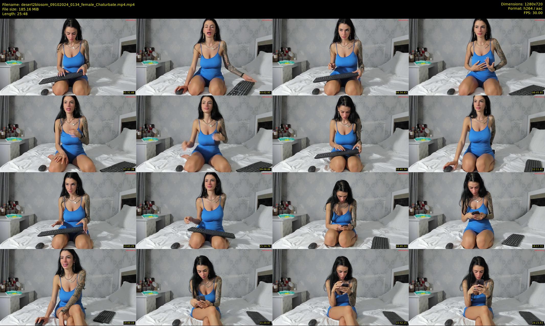 desert2blosom — 26 minute Chaturbate female cam show recording, 720p, Oct 9, 2024