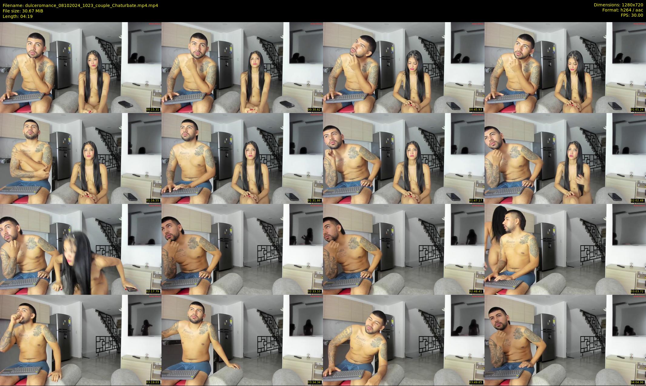 dulceromance — 5 minute Chaturbate couple cam show recording, 720p, Oct 8, 2024