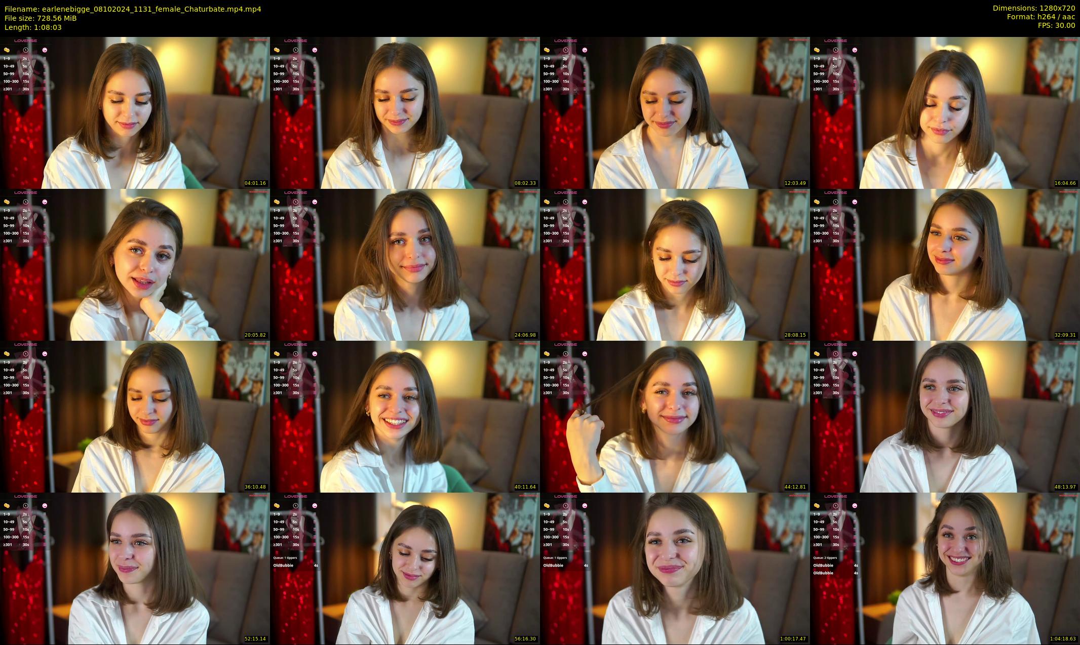 earlenebigge — 69 minute Chaturbate female cam show recording, 720p, Oct 8, 2024