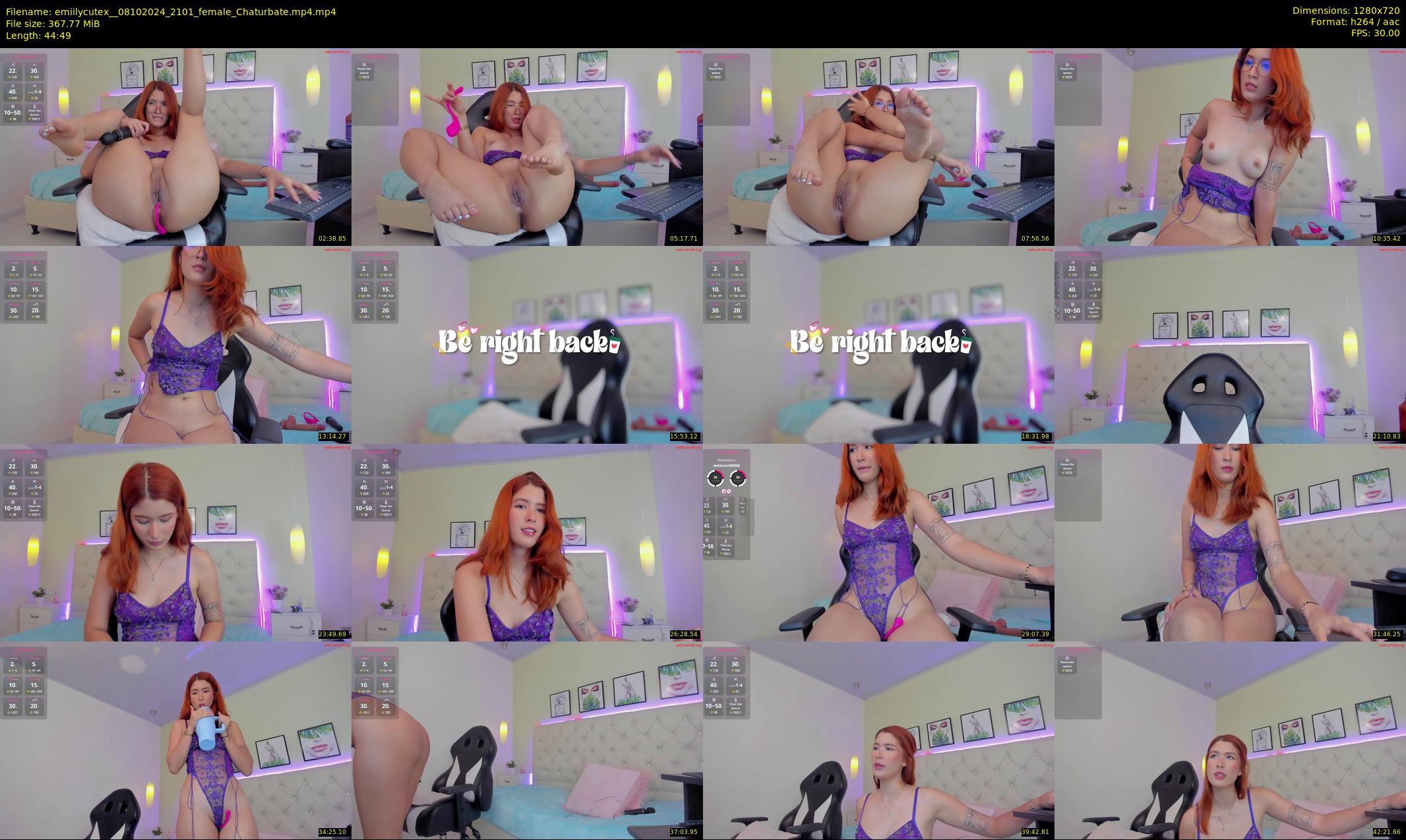 emiilycutex_ — 45 minute Chaturbate female cam show recording, 720p, Oct 8, 2024