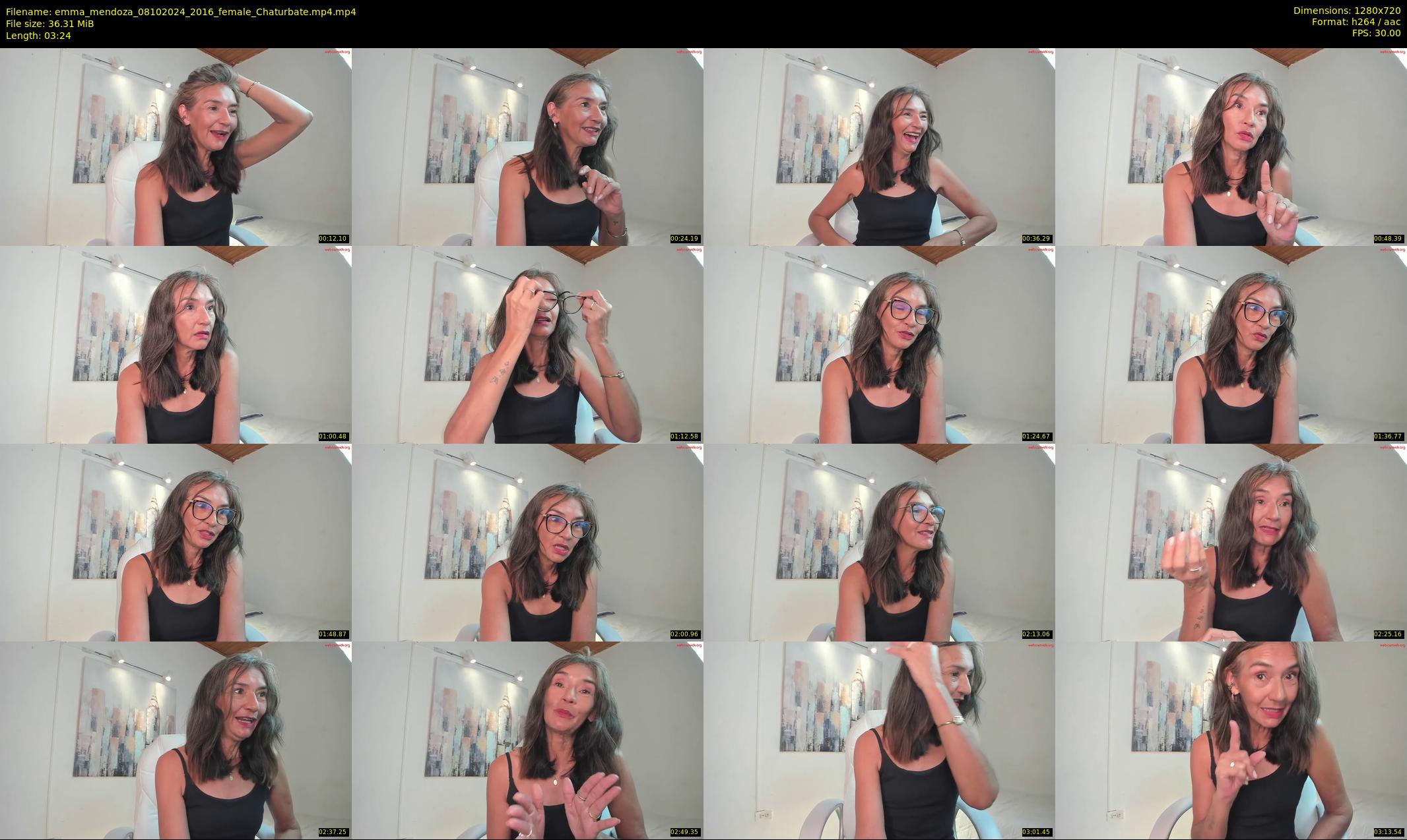 emma_mendoza — 4 minute Chaturbate female cam show recording, 720p, Oct 8, 2024