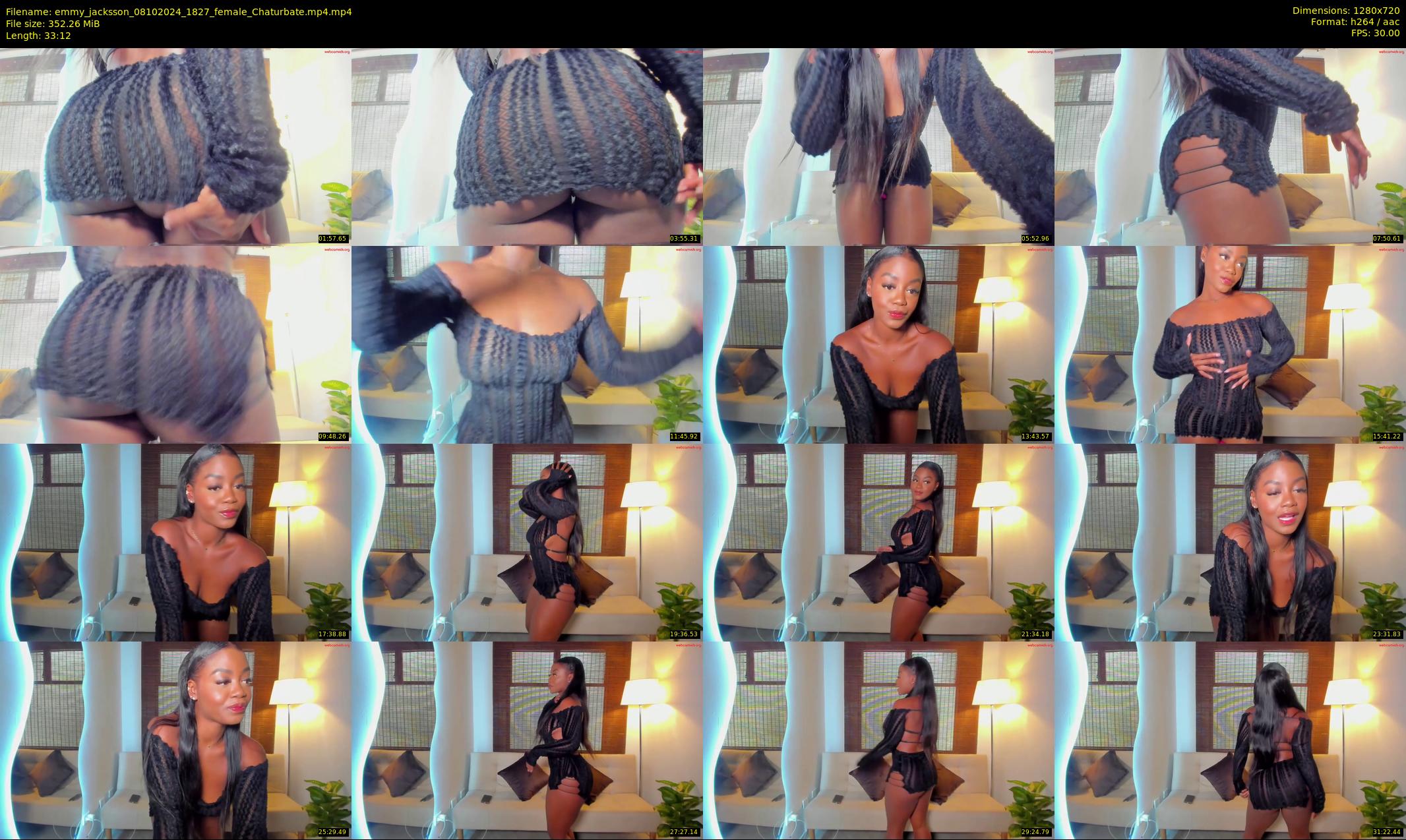 emmy_jacksson — 34 minute Chaturbate female cam show recording, 720p, Oct 8, 2024