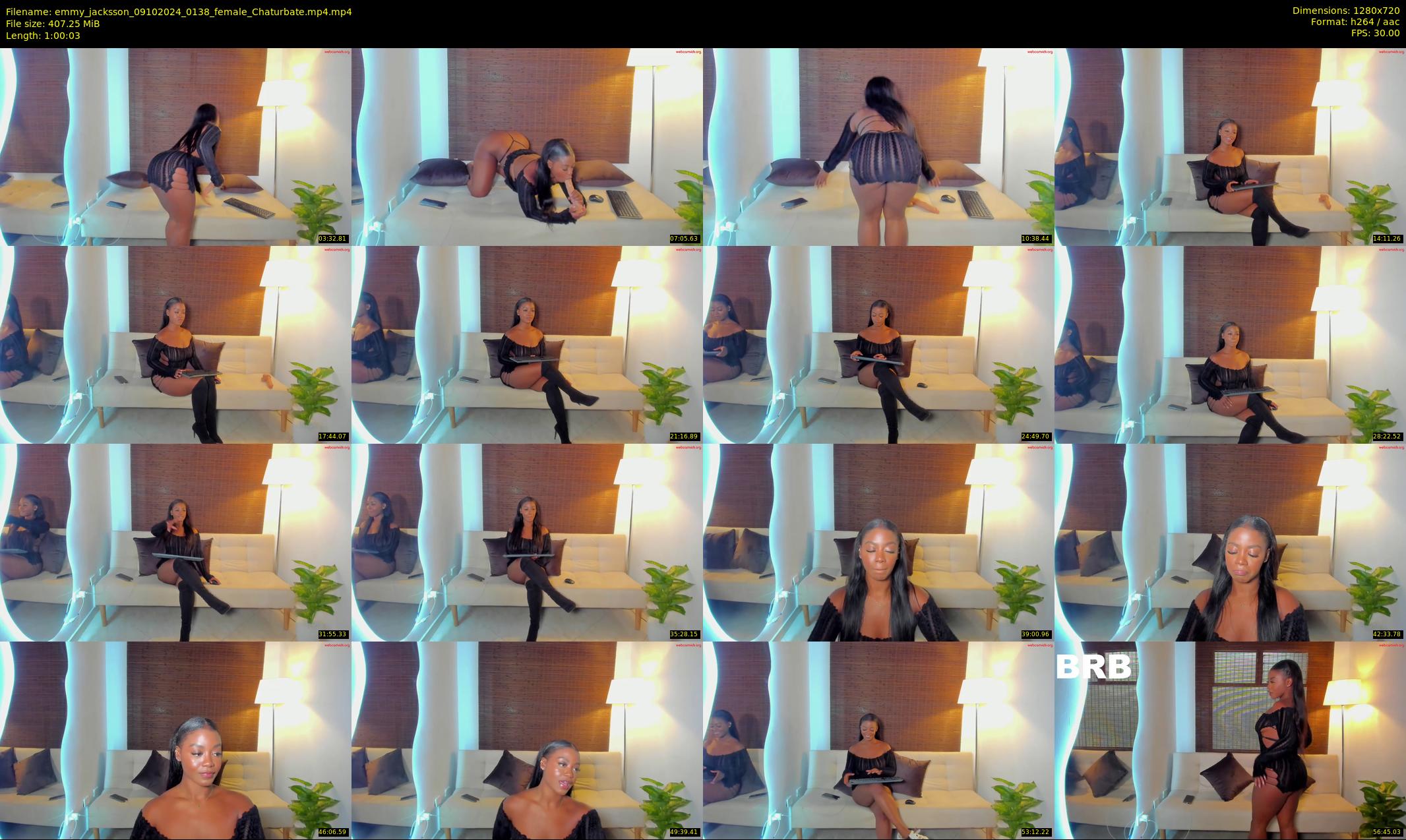 emmy_jacksson — 61 minute Chaturbate female cam show recording, 720p, Oct 9, 2024