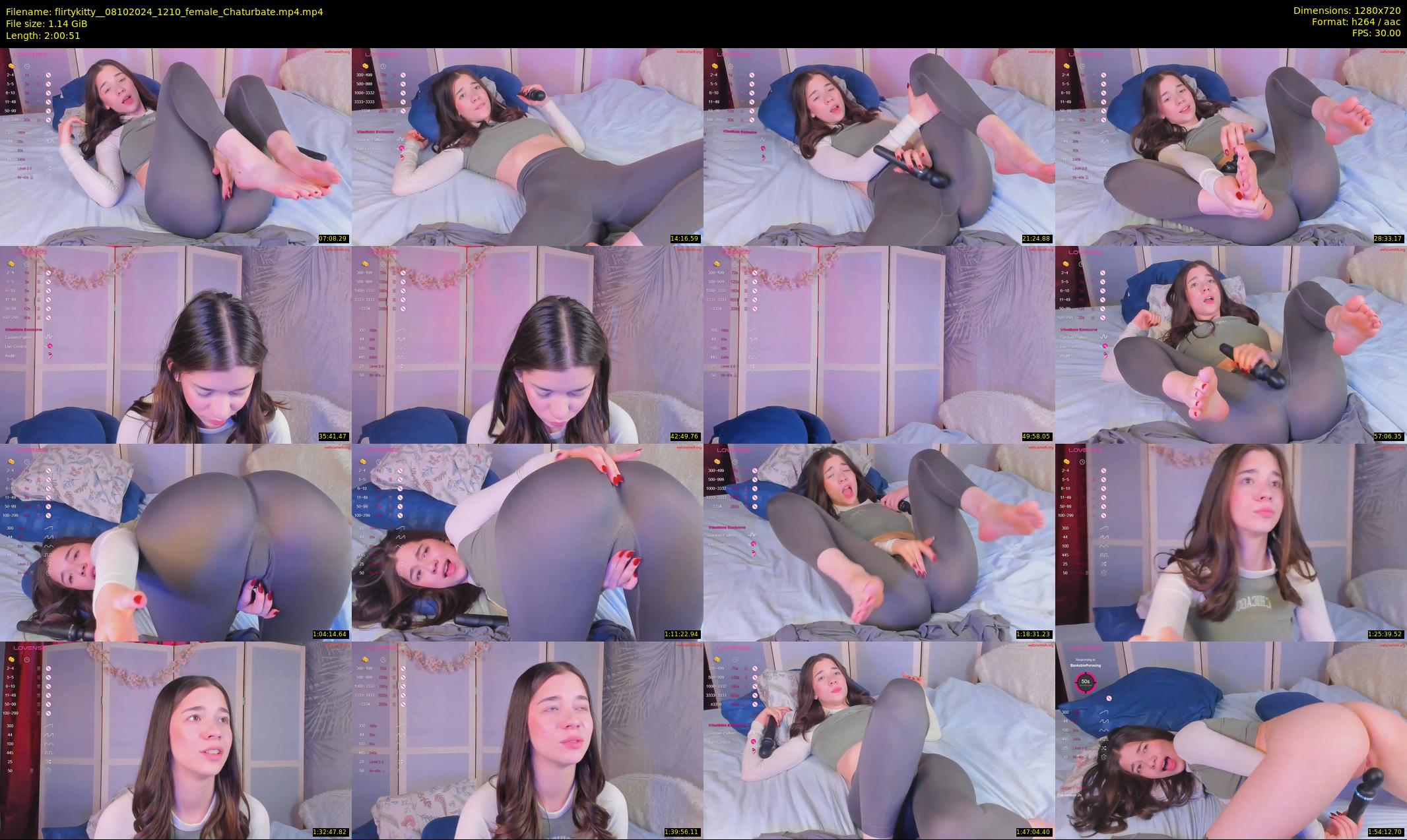 flirtykitty_ — 121 minute Chaturbate female cam show recording, 720p, Oct 8, 2024