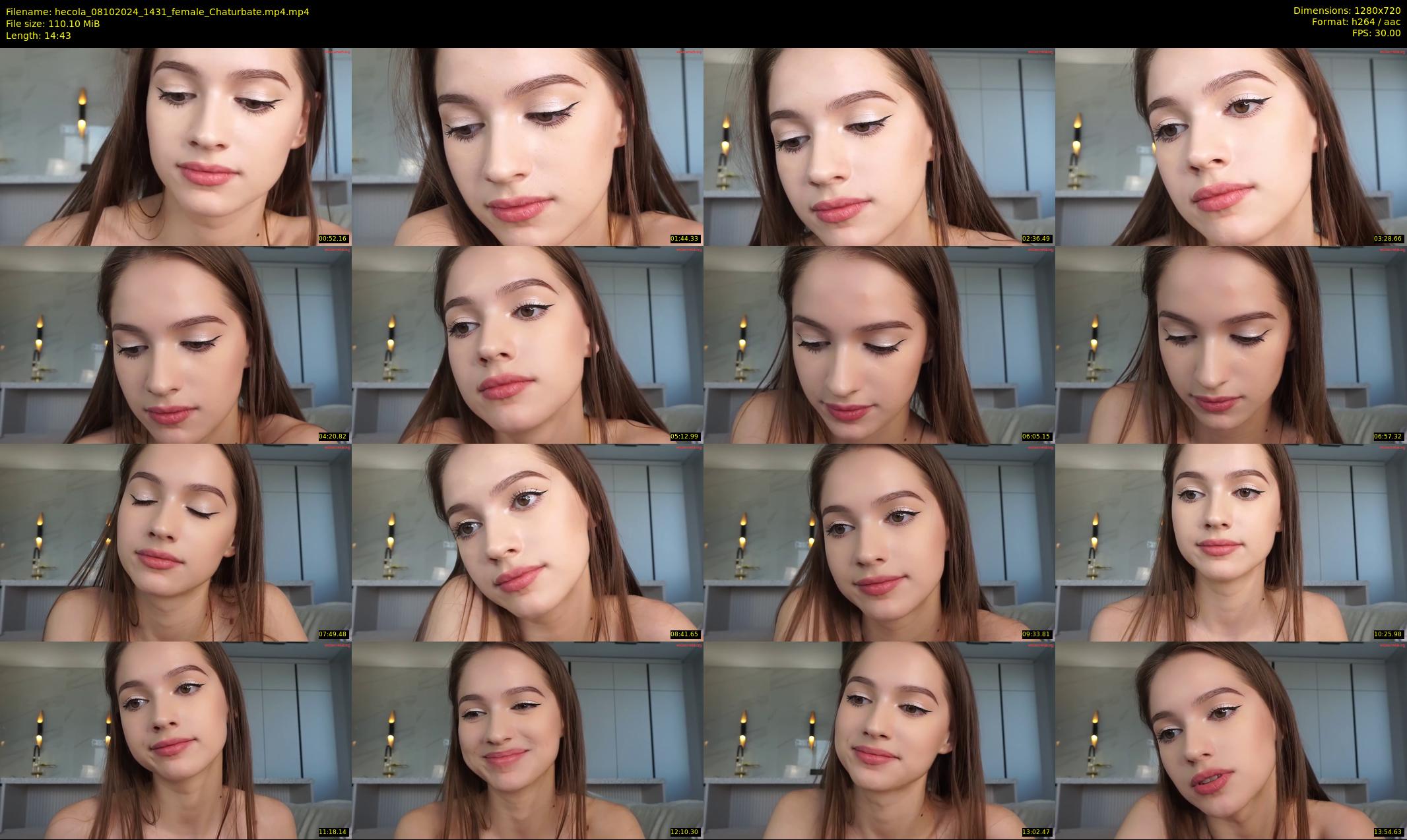 hecola — 15 minute Chaturbate female cam show recording, 720p, Oct 8, 2024