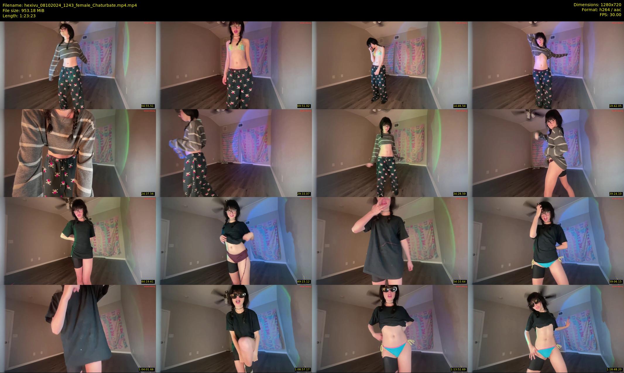 hexivu — 84 minute Chaturbate female cam show recording, 720p, Oct 8, 2024