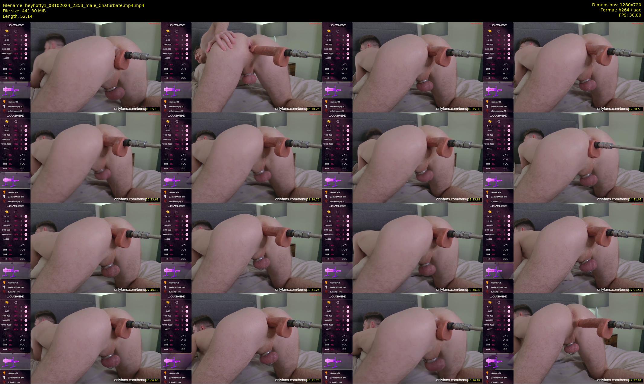heyhotty1 — 53 minute Chaturbate male cam show recording, 720p, Oct 8, 2024