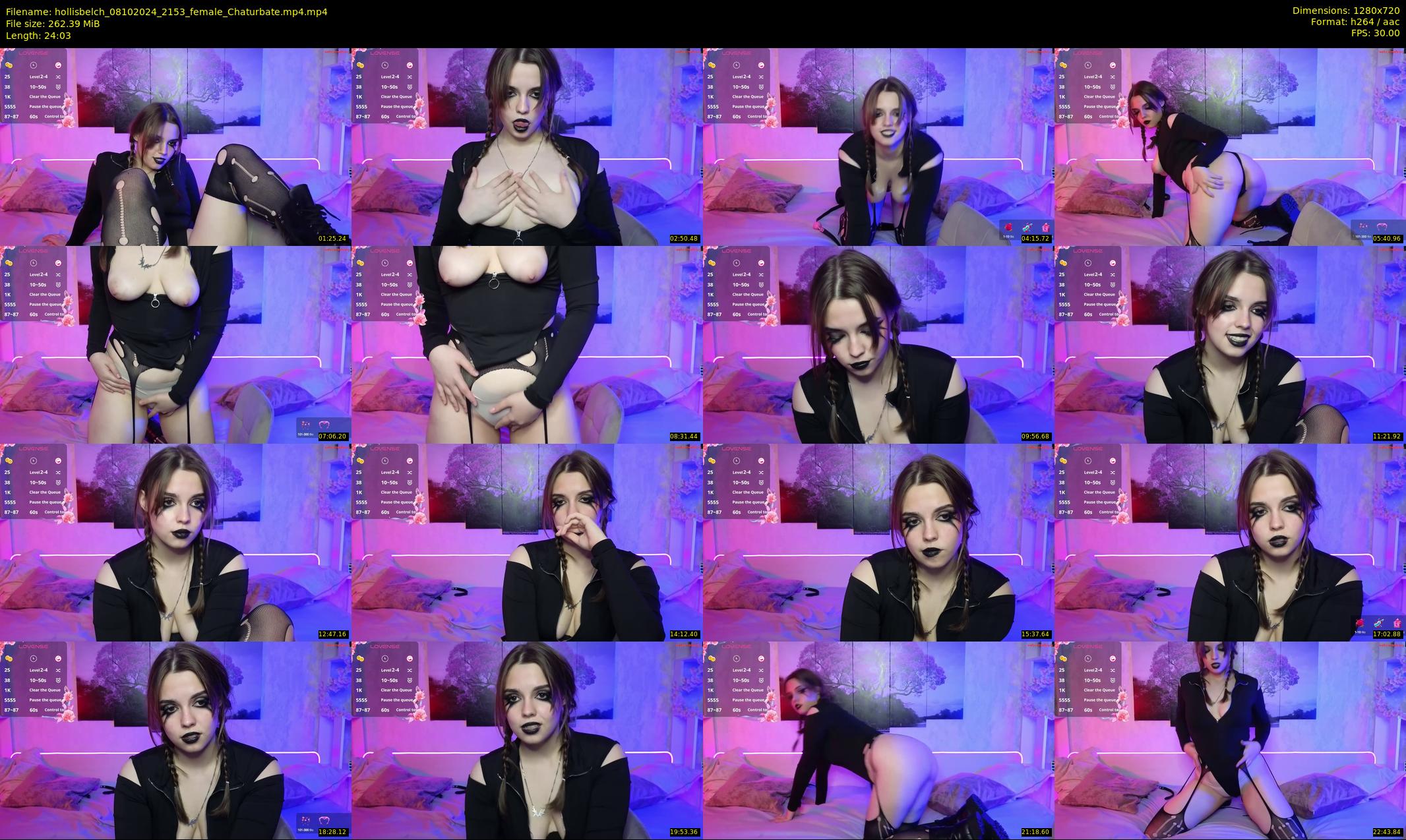 hollisbelch — 25 minute Chaturbate female cam show recording, 720p, Oct 8, 2024