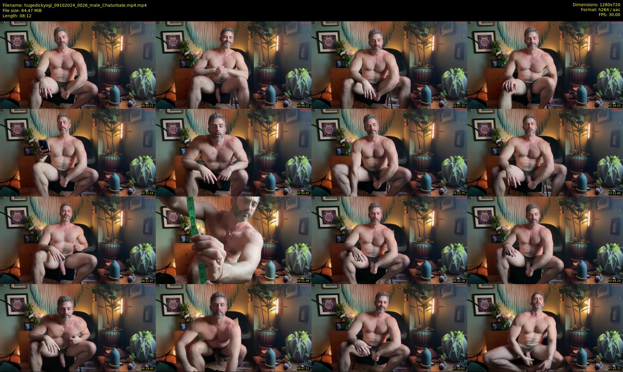 hugedickyogi — 9 minute Chaturbate male cam show recording, 720p, Oct 9, 2024