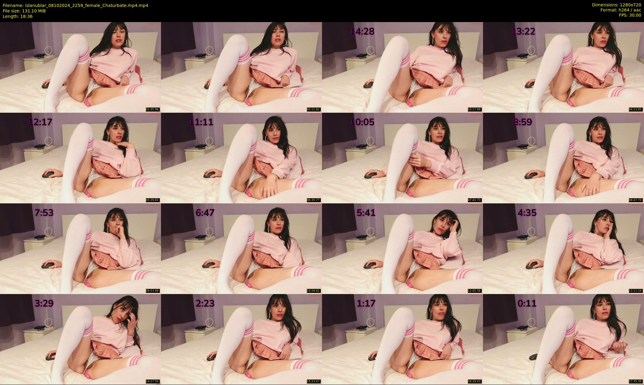 islanublar — 19 minute Chaturbate female cam show recording, 720p, Oct 8, 2024